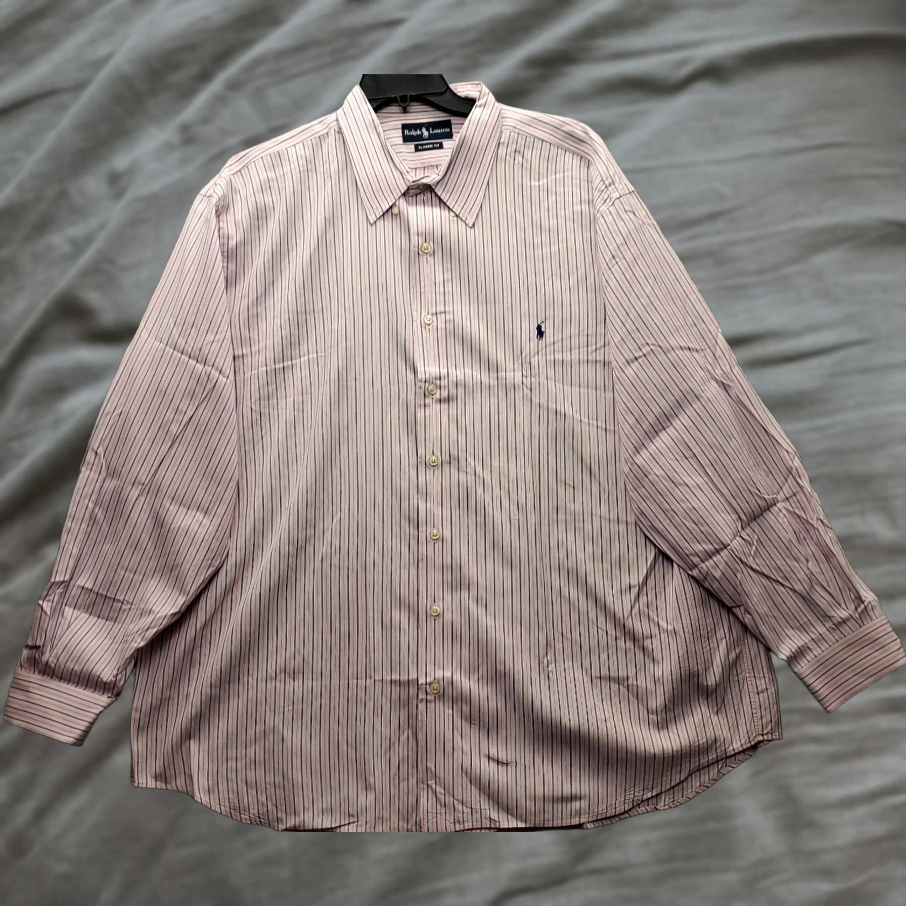 Ralph Lauren Ralph Lauren Shirt Mens 2XL Multicolor Striped Classic Fit Pony Logo Button Down Size US XXL / EU 58 / 5 - 1 Thumbnail