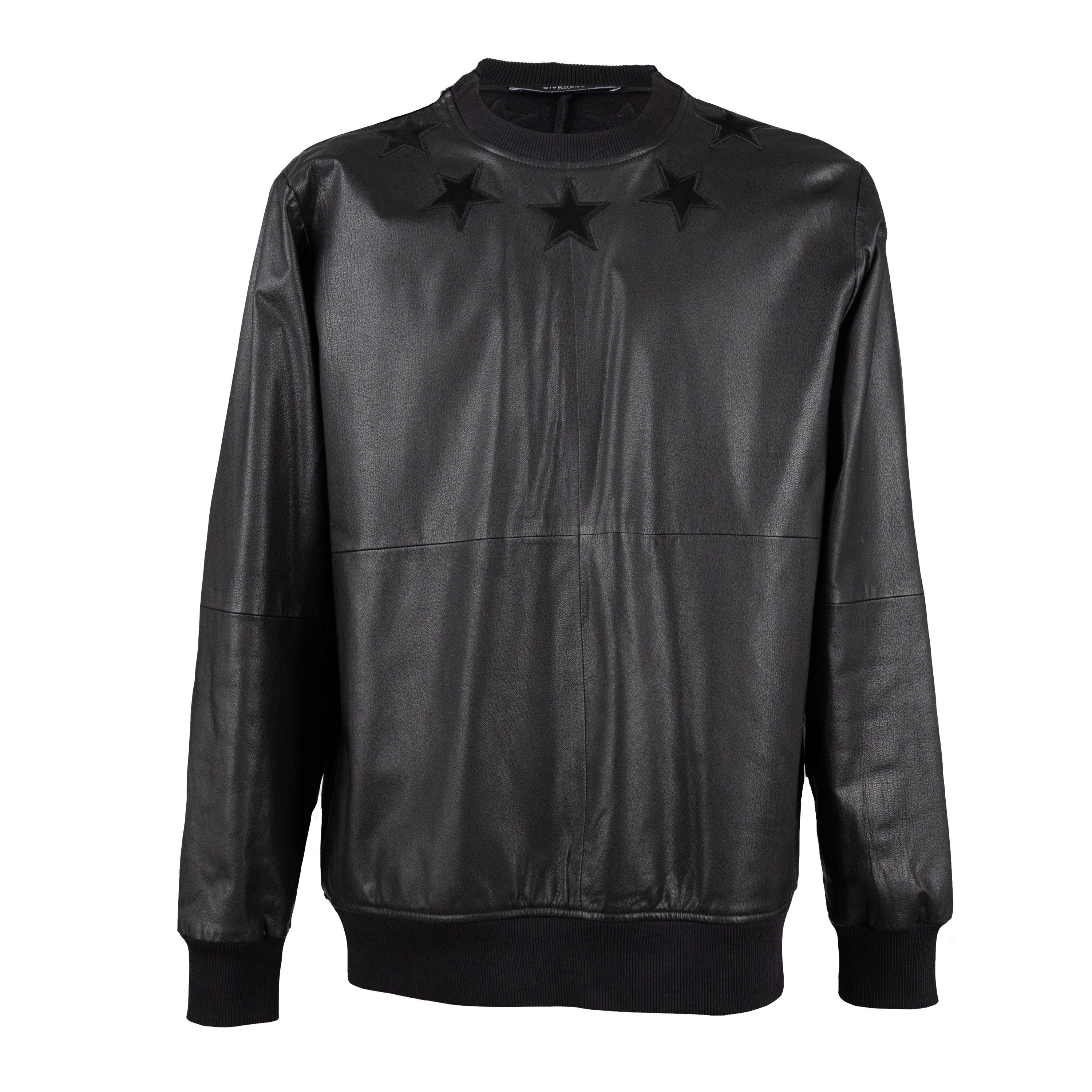 image of Givenchy Givenchy Sweatshirt With Embroidered Stars in Black, Women's