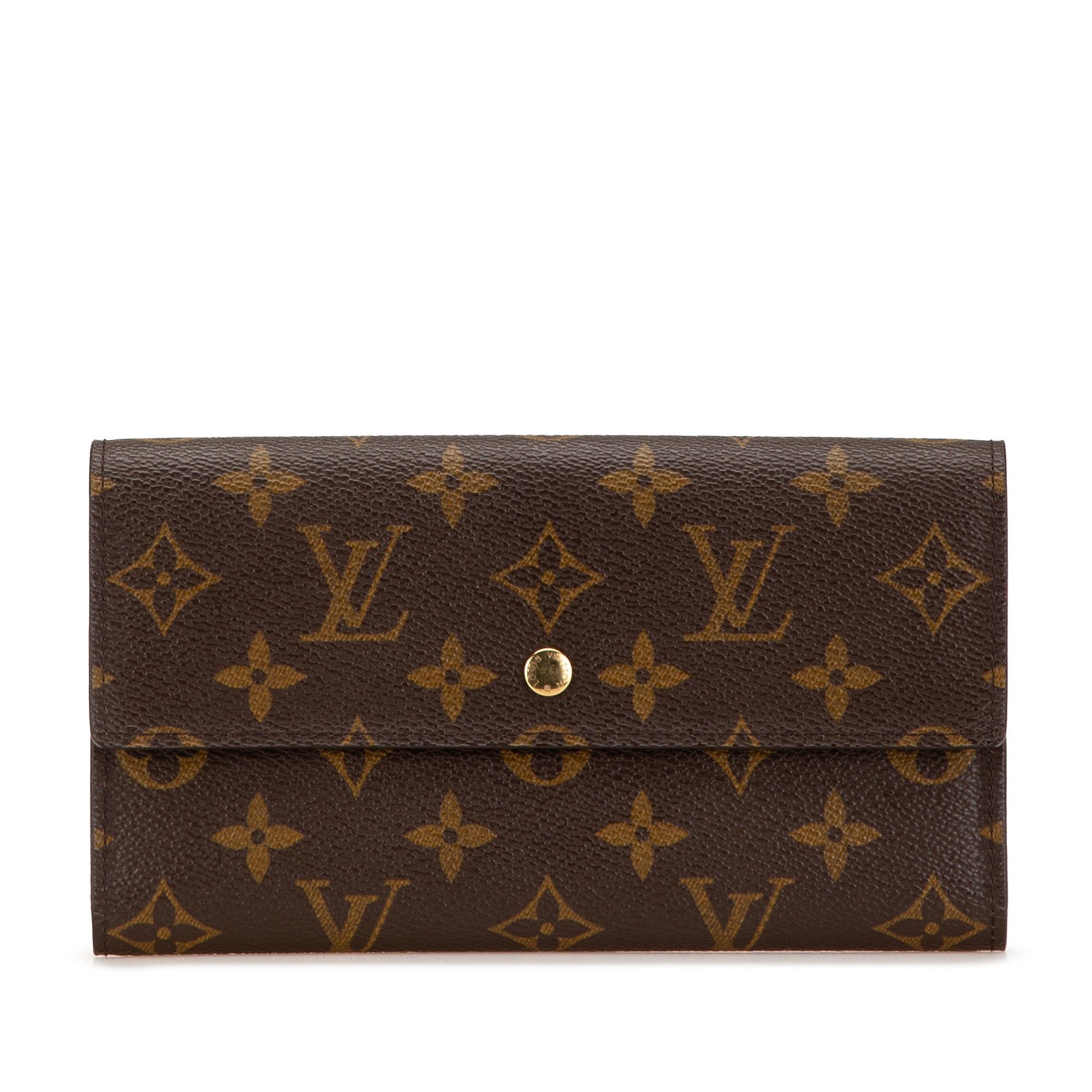 Louis Vuitton Louis Vuitton Monogram Sarah Long Wallet Brown Size ONE SIZE - 1 Thumbnail