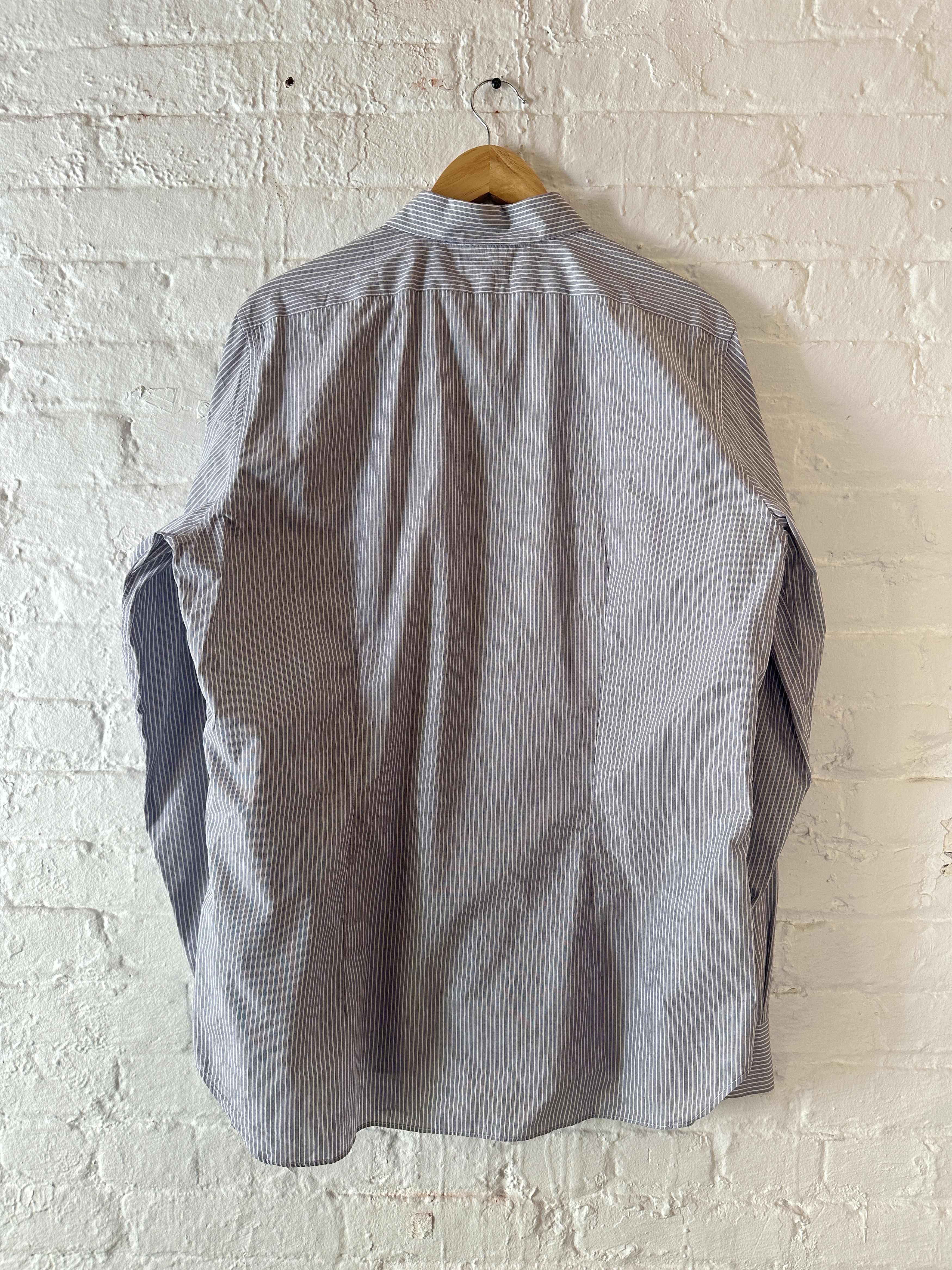 Jil Sander Jil Sander Striped Button Up Shirt Size US M / EU 48-50 / 2 - 3 Thumbnail