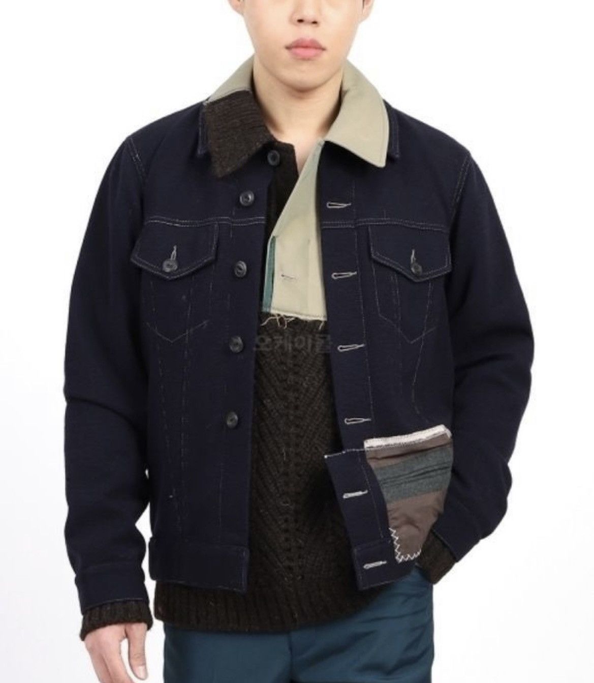 Kolor KOLOR 23AW Reconstructed Trucker Jacket Size US S / EU 44-46 / 1 - 3 Thumbnail