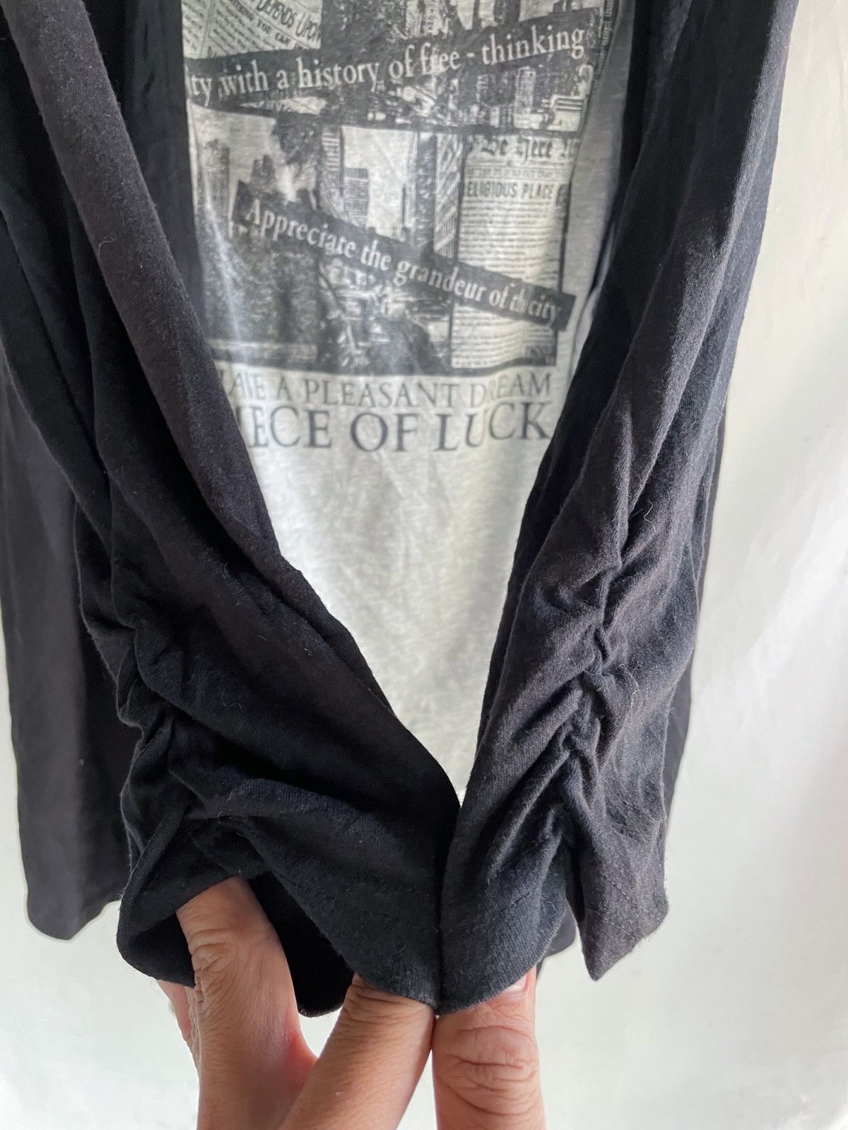 Japanese Brand JAPANESE SOSPITA DOUBLE LAYER KNIT TEE Size US M / EU 48-50 / 2 - 9 Thumbnail