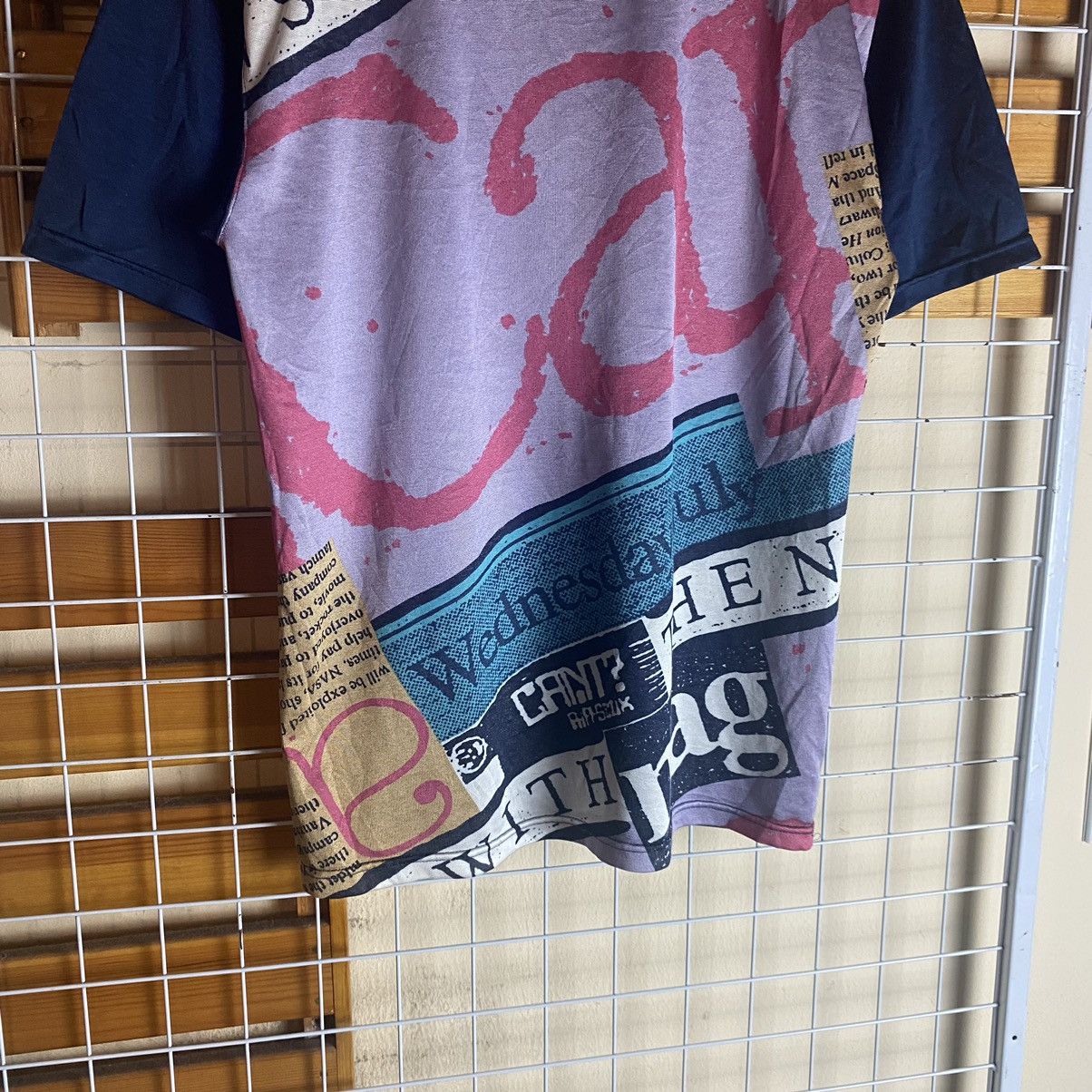 Japanese Brand × Kansai Yamamoto Vintage Archival KANSAI Over Print Distressed Design Tshirts Size US M / EU 48-50 / 2 - 4 Thumbnail