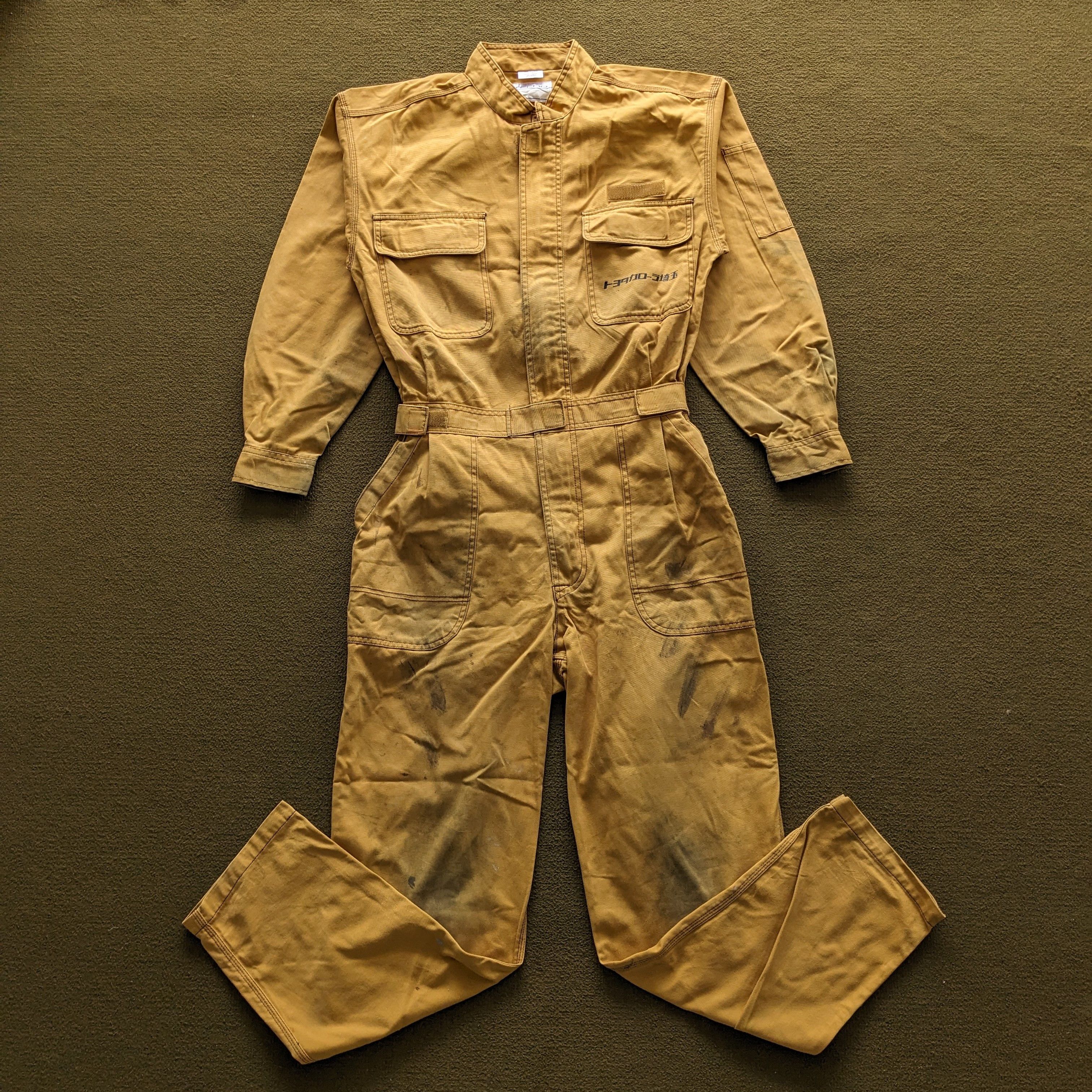 Vintage TOYOTA TECNO Racing Team Coverall Workwear Jacket