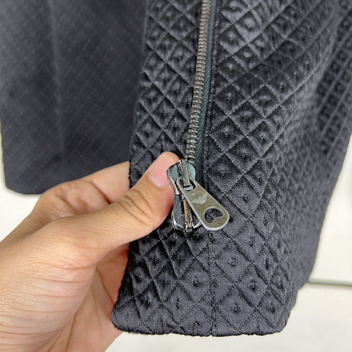 Emporio Armani 🔥 EMPORIO ARMANI QUILTED JACKET MADE IN ITALY SIZE 38 WOVEN Size US M / EU 48-50 / 2 - 14 Thumbnail