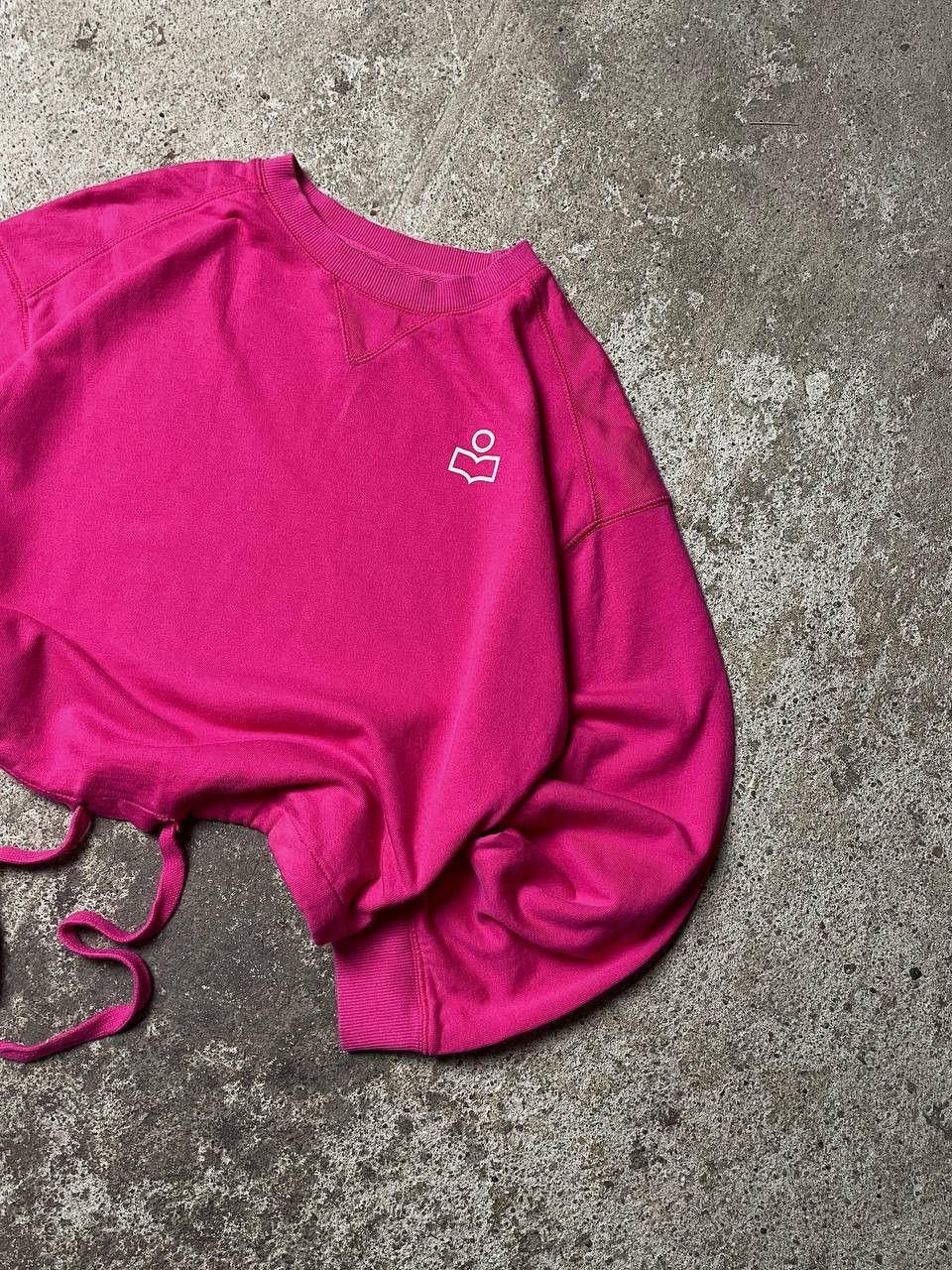 Isabel Marant Cropped pink y2k Isabel Marant Etoile Sweatshirt; Size = 36 Size S / US 4 / IT 40 - 5 Thumbnail
