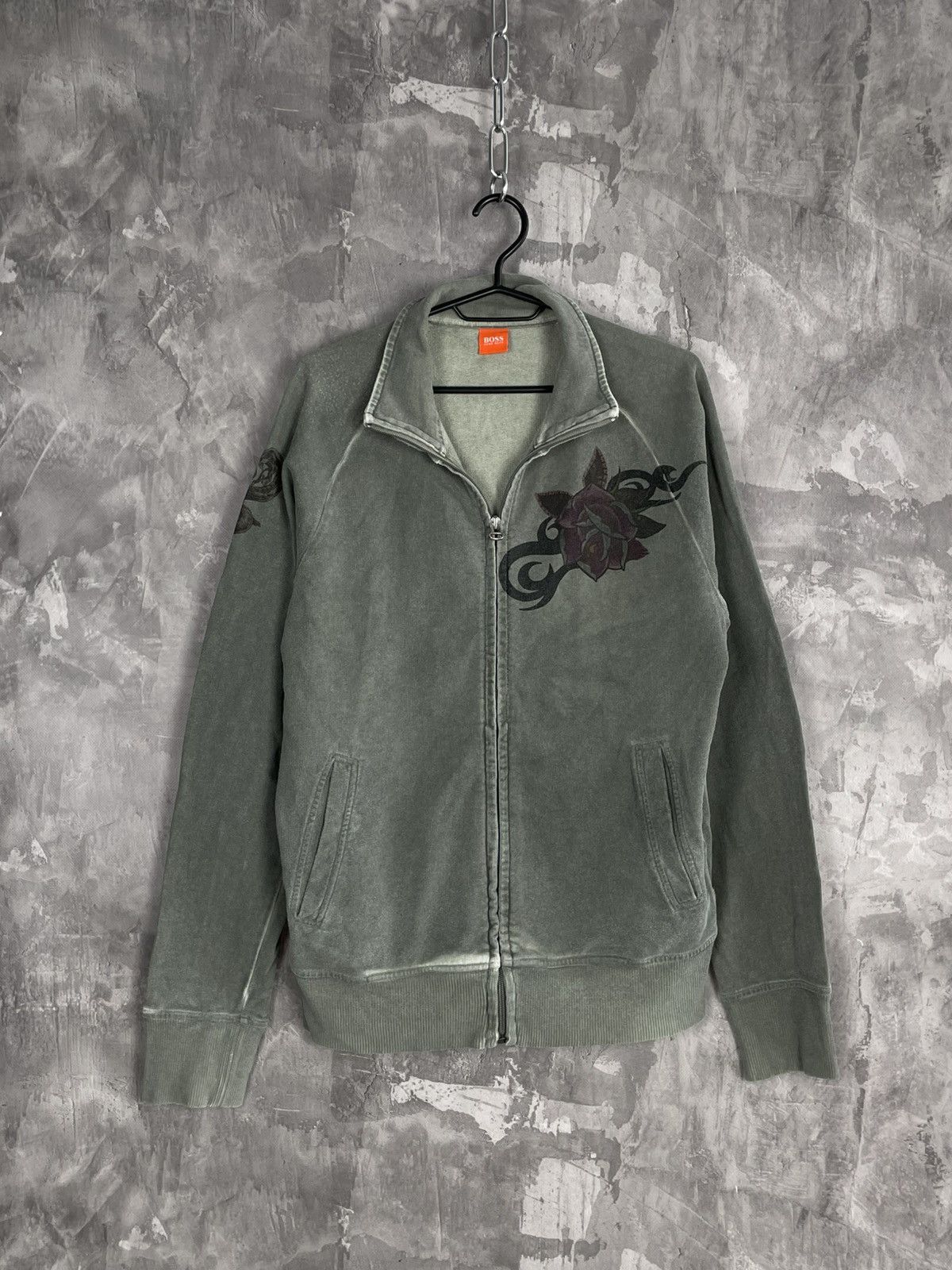 Hugo Boss × Vintage Vintage zip sweater turtleneck Hugo Boss 90s Size US L / EU 52-54 / 3 - 1 Thumbnail