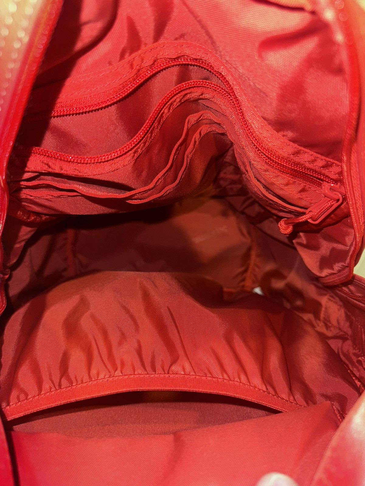 Supreme Supreme - Leather Backpack Red Size ONE SIZE - 9 Thumbnail
