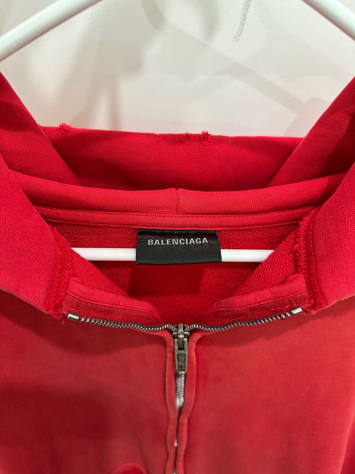 Balenciaga Balenciaga Red Tape Hoodie Size US M / EU 48-50 / 2 - 3 Thumbnail