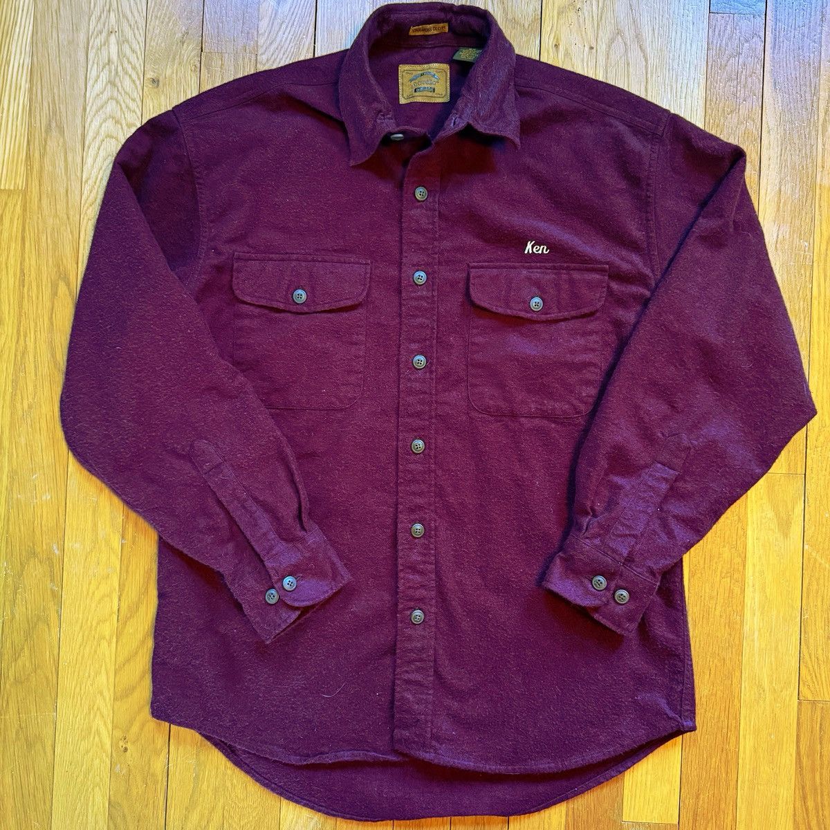 St. Johns Bay Vintage St. John’s Bay Heavyweight Chamois Cloth Shirt Size US M / EU 48-50 / 2 - 1 Thumbnail