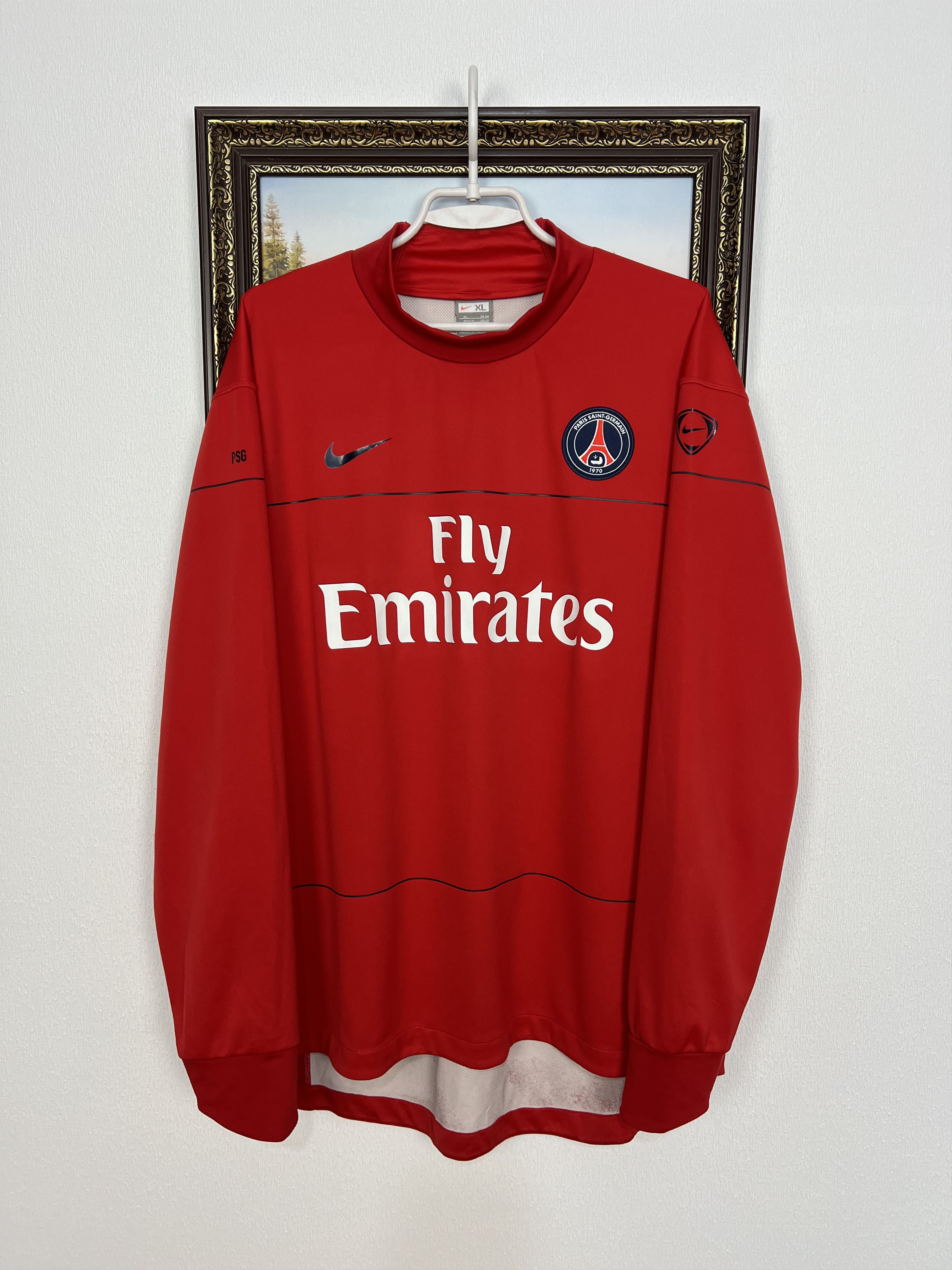 Nike PSG Paris Saint Germain Football Sweatshirt Soccer Track Size US XL / EU 56 / 4 - 1 Thumbnail