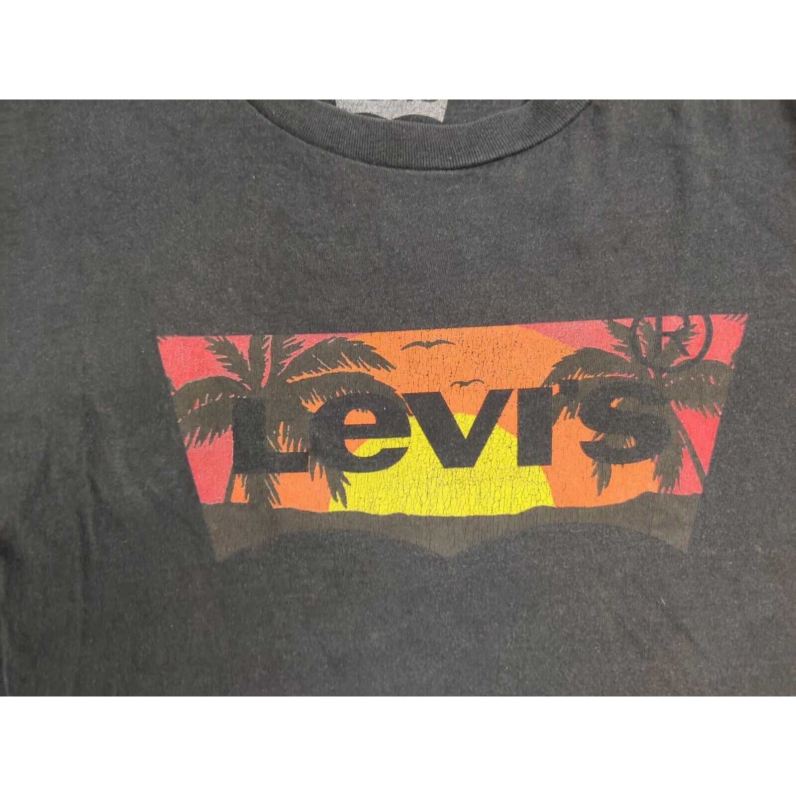 Levi's Levi's Shirt Adult Mens Large Black Beach Box Logo Spell Out Size US L / EU 52-54 / 3 - 2 Thumbnail