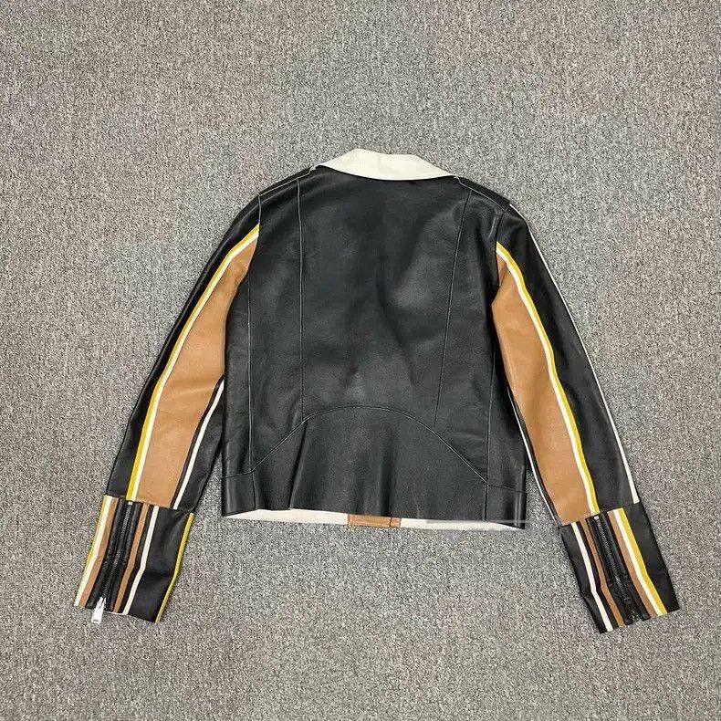 Fendi Fendi Colorblock Leather Jacket . Size US M / EU 48-50 / 2 - 3 Thumbnail