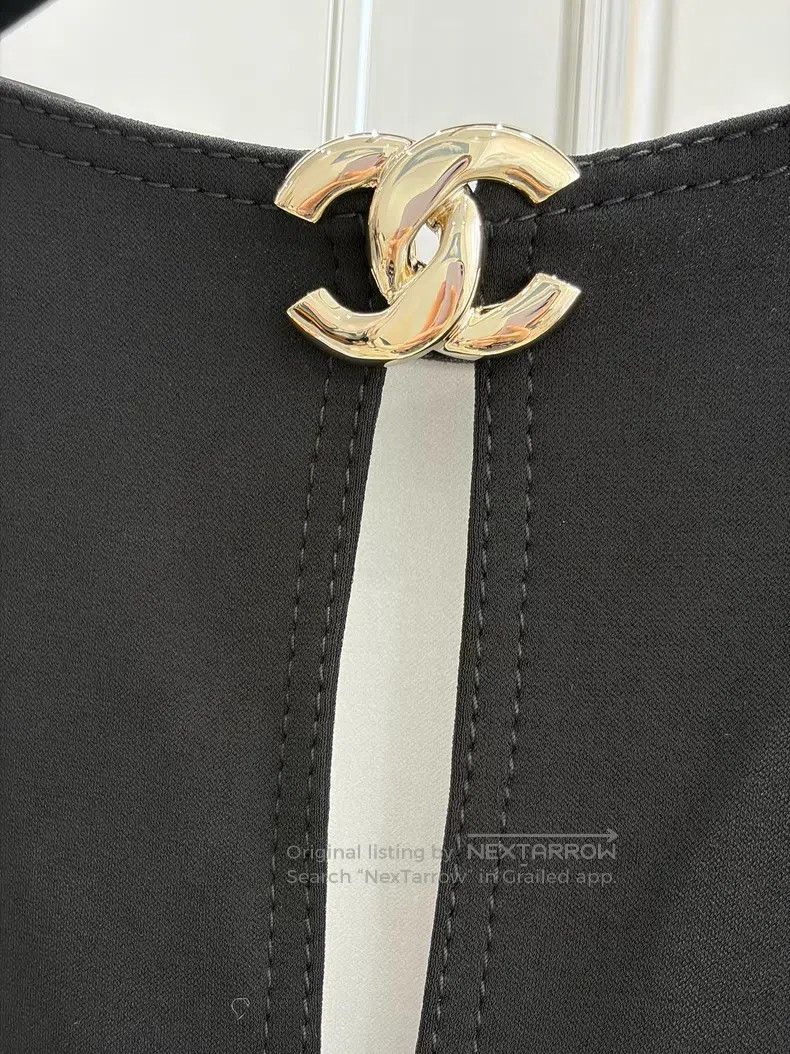 Chanel Chanel Spring and Summer Preview Series Black Dress Size XXS / US 00 / IT 34 - 3 Thumbnail