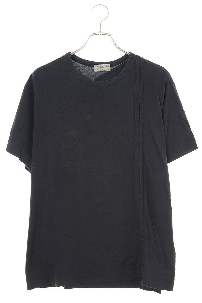 Yohji Yamamoto Pour Homme Asymmetrical Paneled Tee Size US L / EU 52-54 / 3 - 1 Thumbnail