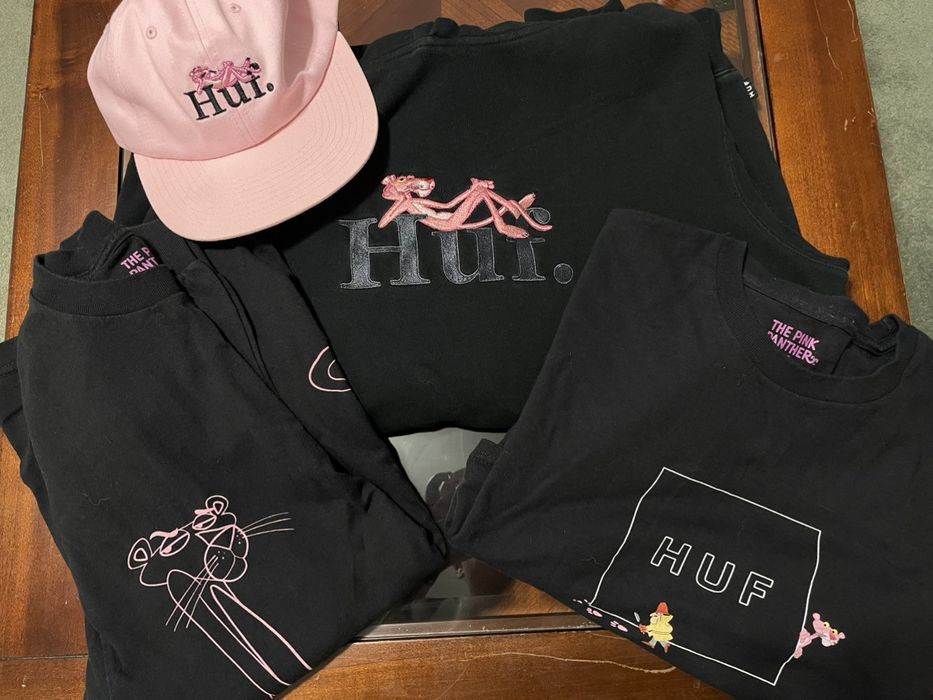 Huf x clearance pink panther hoodie