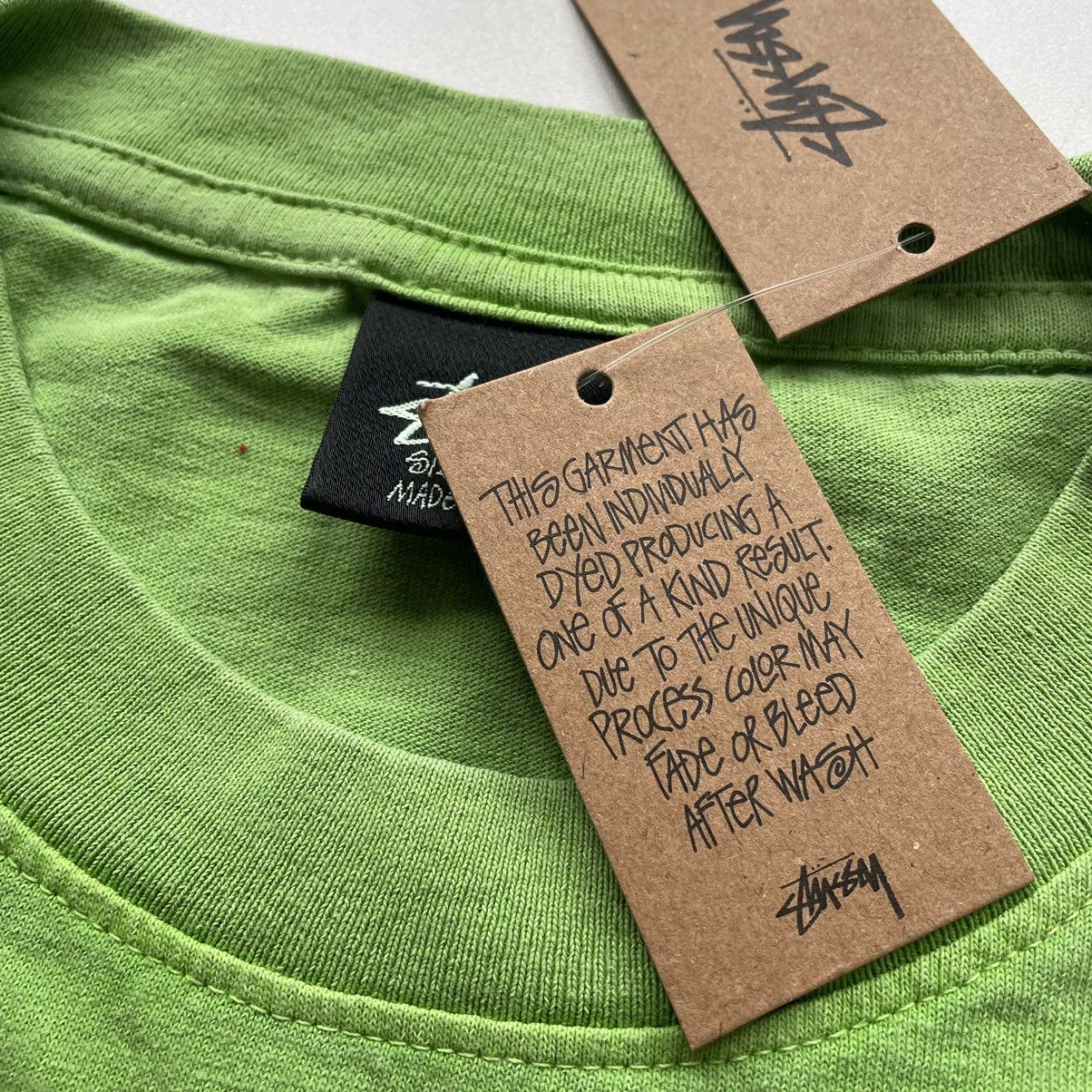 Stussy Stussy No.4 Pigment Dyed Graphic T Shirt Large Green NWT Size US L / EU 52-54 / 3 - 4 Thumbnail