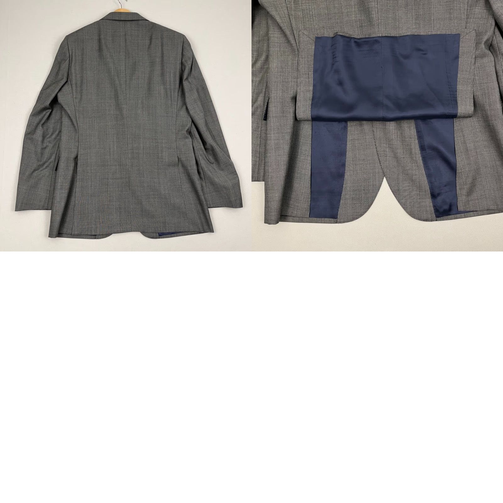 Suitsupply Suitsupply Blazer Mens 44L Gray Super 110s Wool Vitale Barberis Canonico Lazio Suit Jacket Cotton? Size 44R - 9 Thumbnail
