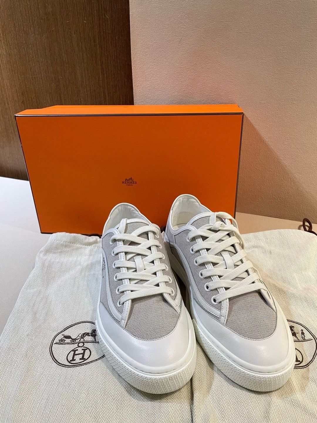 Hermes Hermes Get Canvas Sneakers Size US 6.5 / EU 39-40 - 1 Thumbnail