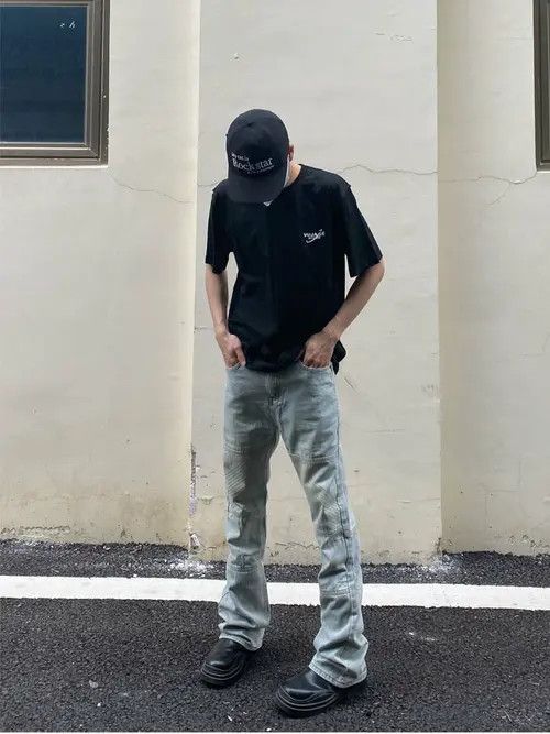 VIBE faded grunge flared vibe jeans Size US 30 / EU 46 - 6 Thumbnail