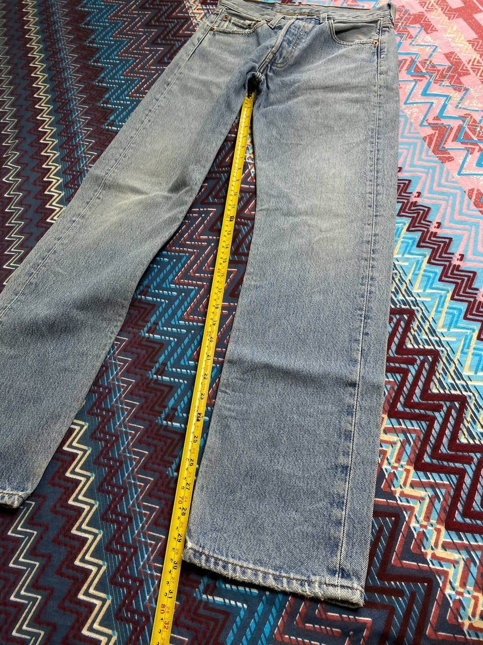 Levi's vintage Distressed Wash Denim Jeans pants Levi's 501 Y2K w28 Size US 28 / EU 44 - 13 Thumbnail