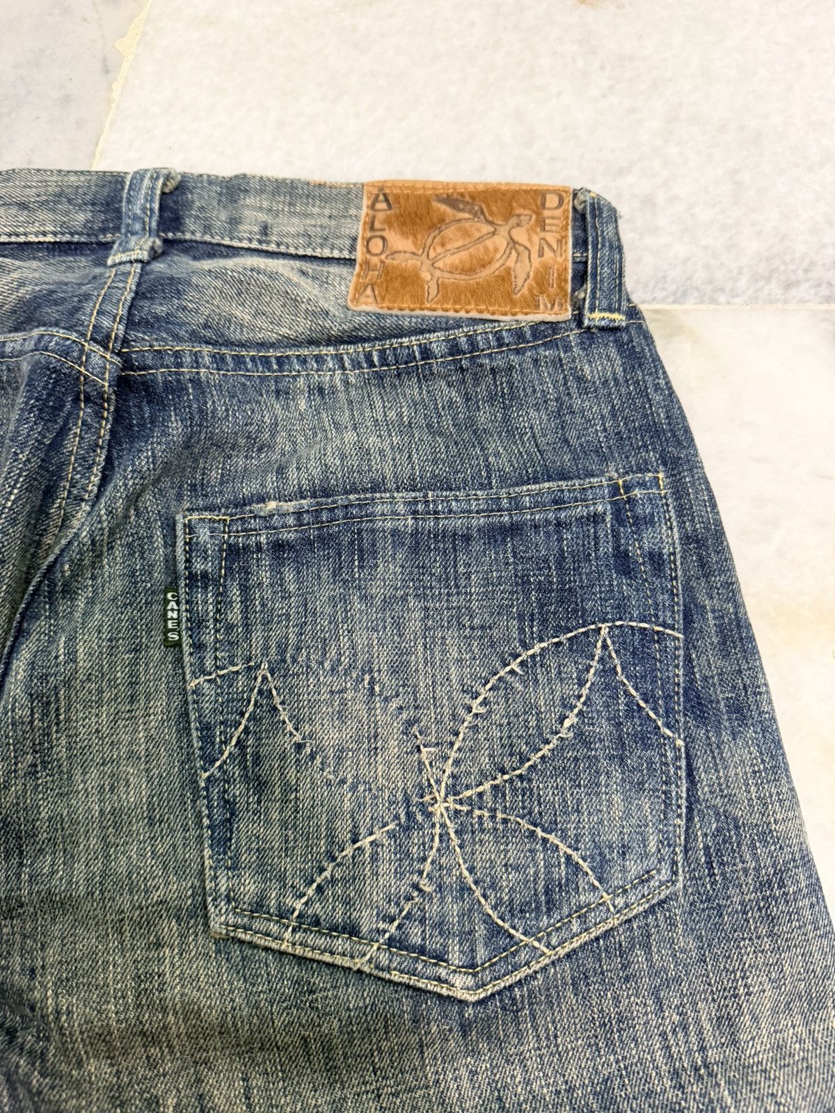 Sugar Cane Sugar Canes Aloha Denim Persimmon Dye Size 29 Size US 29 - 4 Thumbnail