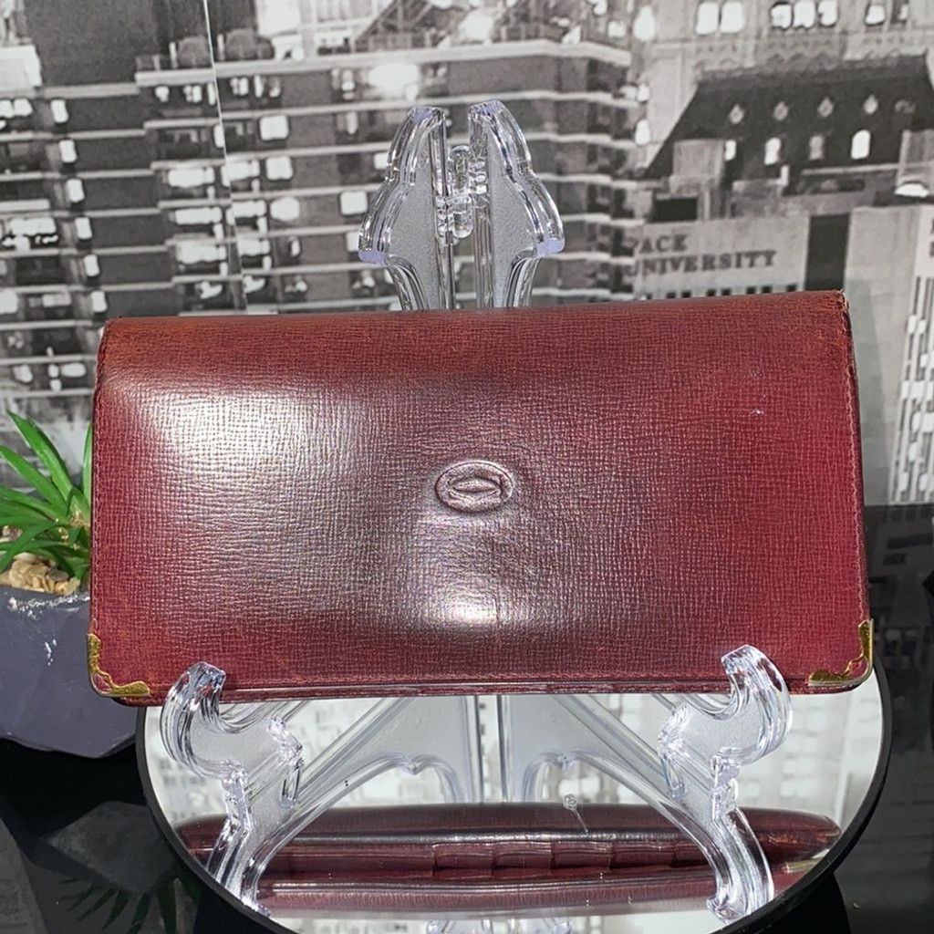 Cartier Authentic Cartier Leather Wallet Size ONE SIZE - 1 Thumbnail
