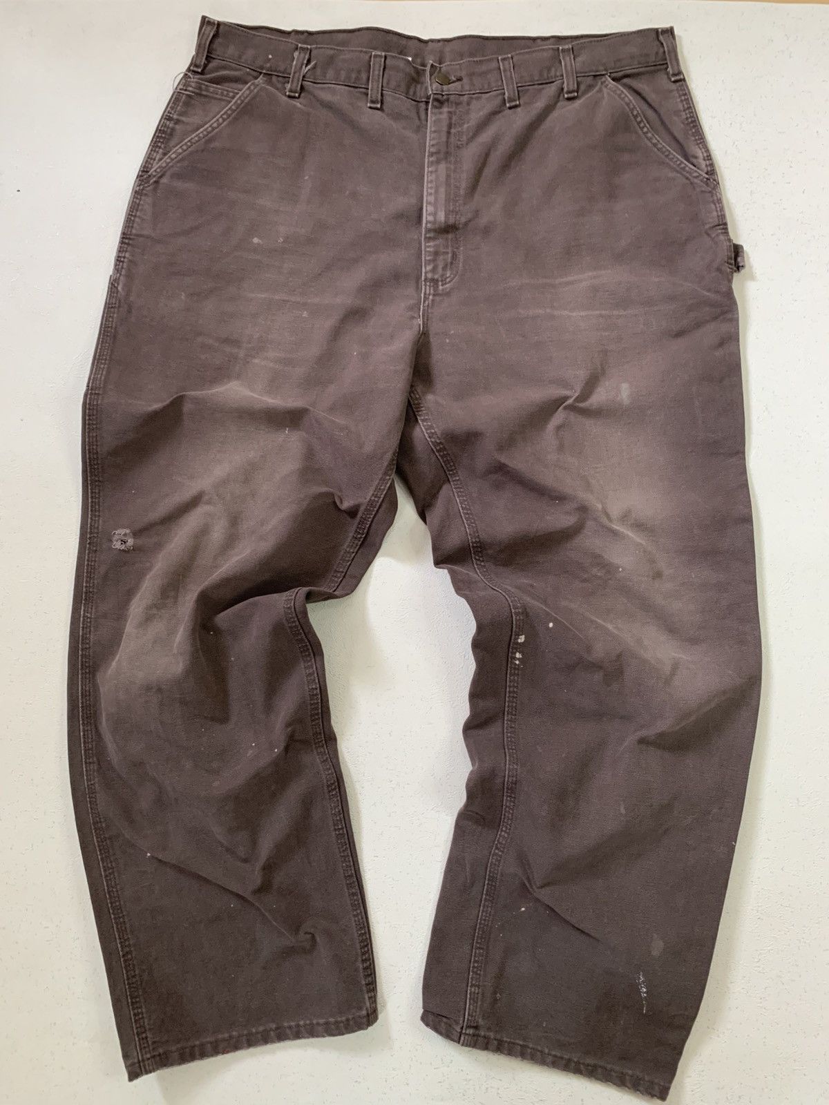 Carhartt Carhartt Duck Canvas Carpenter Dark Brown (B11-DKB) Size US 44 / EU 60 - 5 Thumbnail