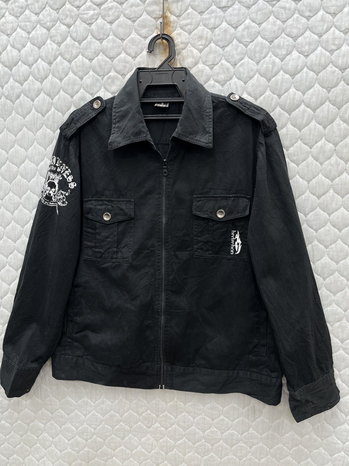 Le Grande Bleu (L.G.B.) 🔥🔥🔥ARCHIVE HEDGEHOP SKULLS JACKET Size US M / EU 48-50 / 2 - 6 Thumbnail
