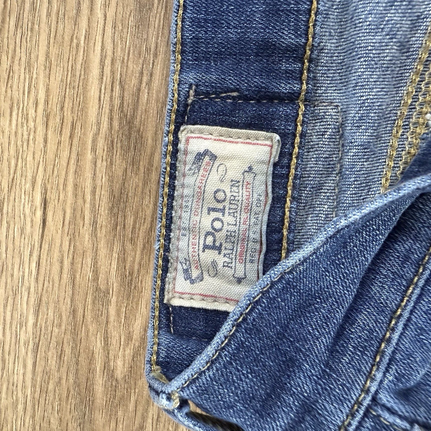 Ralph Lauren Polo Ralph Lauren Jeans Womens 32 Tompkins Skinny Mid Rise Dark Wash Blue 31 Inseam Cotton Blend Size 24" / US 00 / IT 34 - 2 Thumbnail