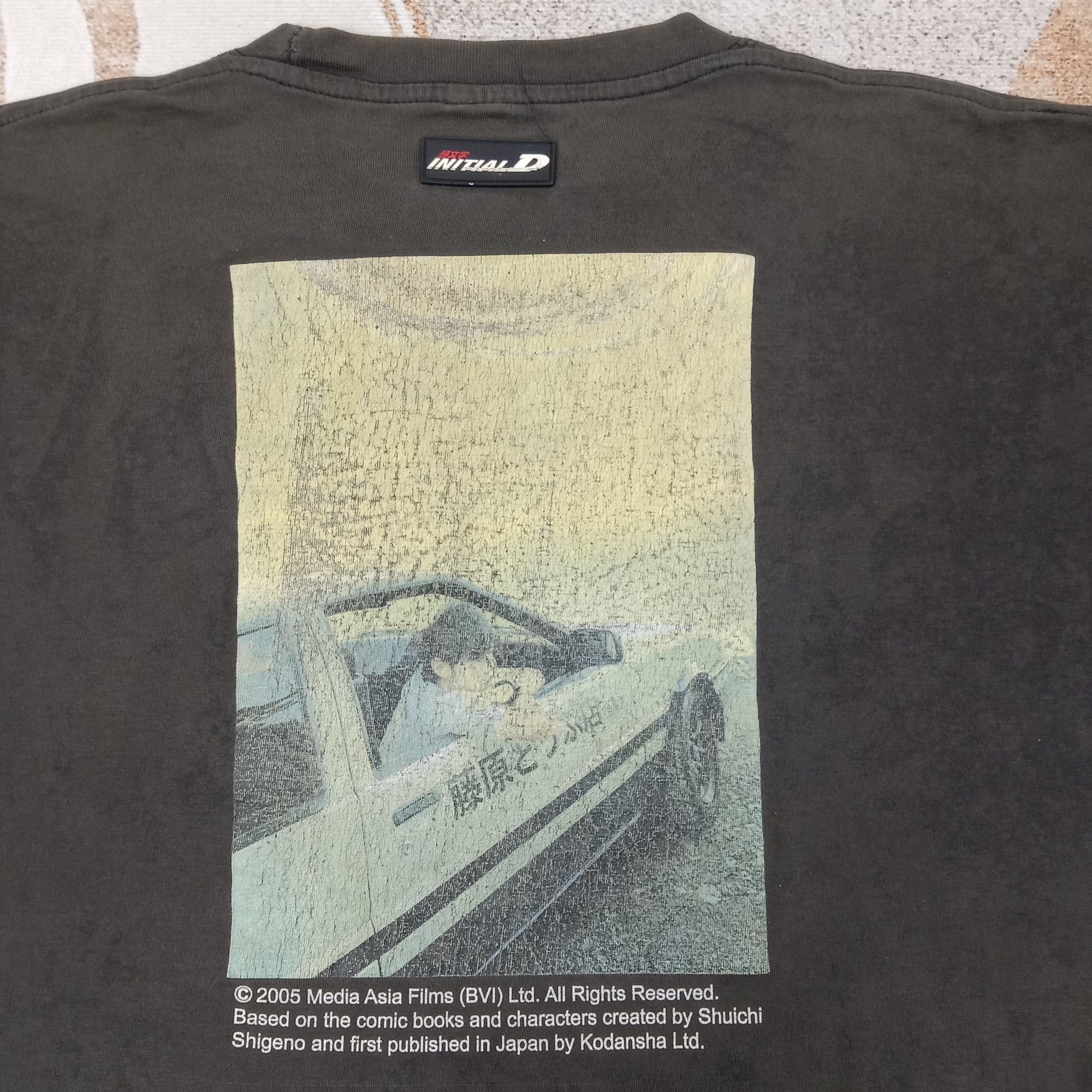 Japanese Brand Initial D Japanese Anime Racing Movie Tshirt C259N65 Size US L / EU 52-54 / 3 - 2 Thumbnail