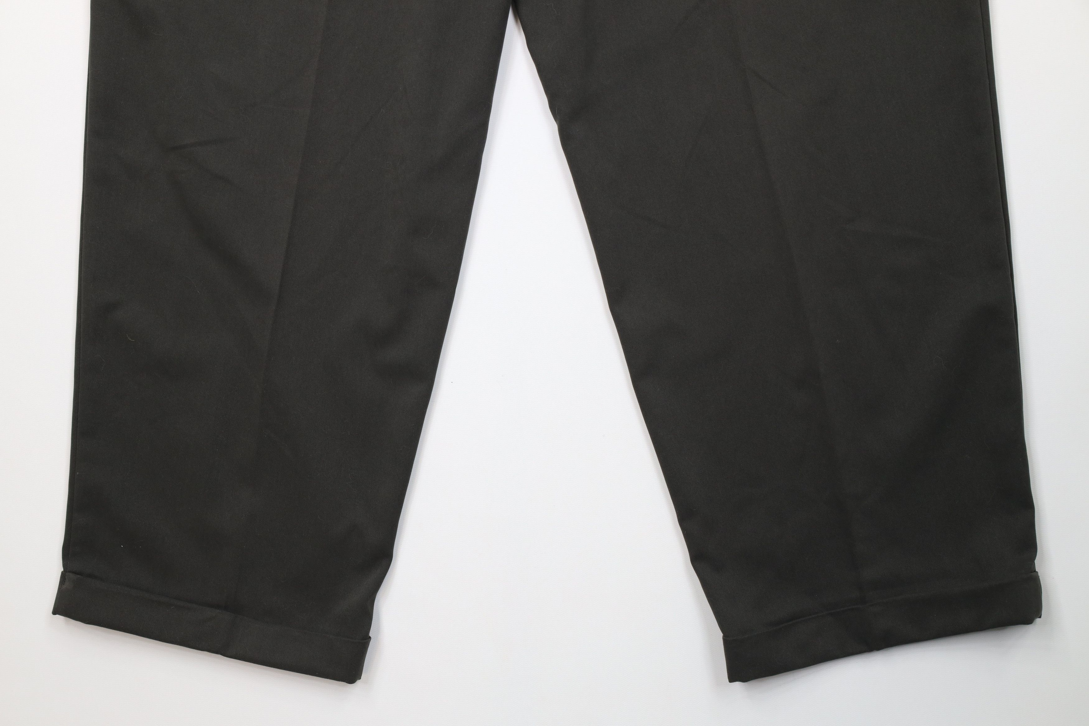 Vintage Vintage Y2K Streetwear Microfiber Wide Leg Chino Pants Green Size US 38 / EU 54 - 13 Thumbnail