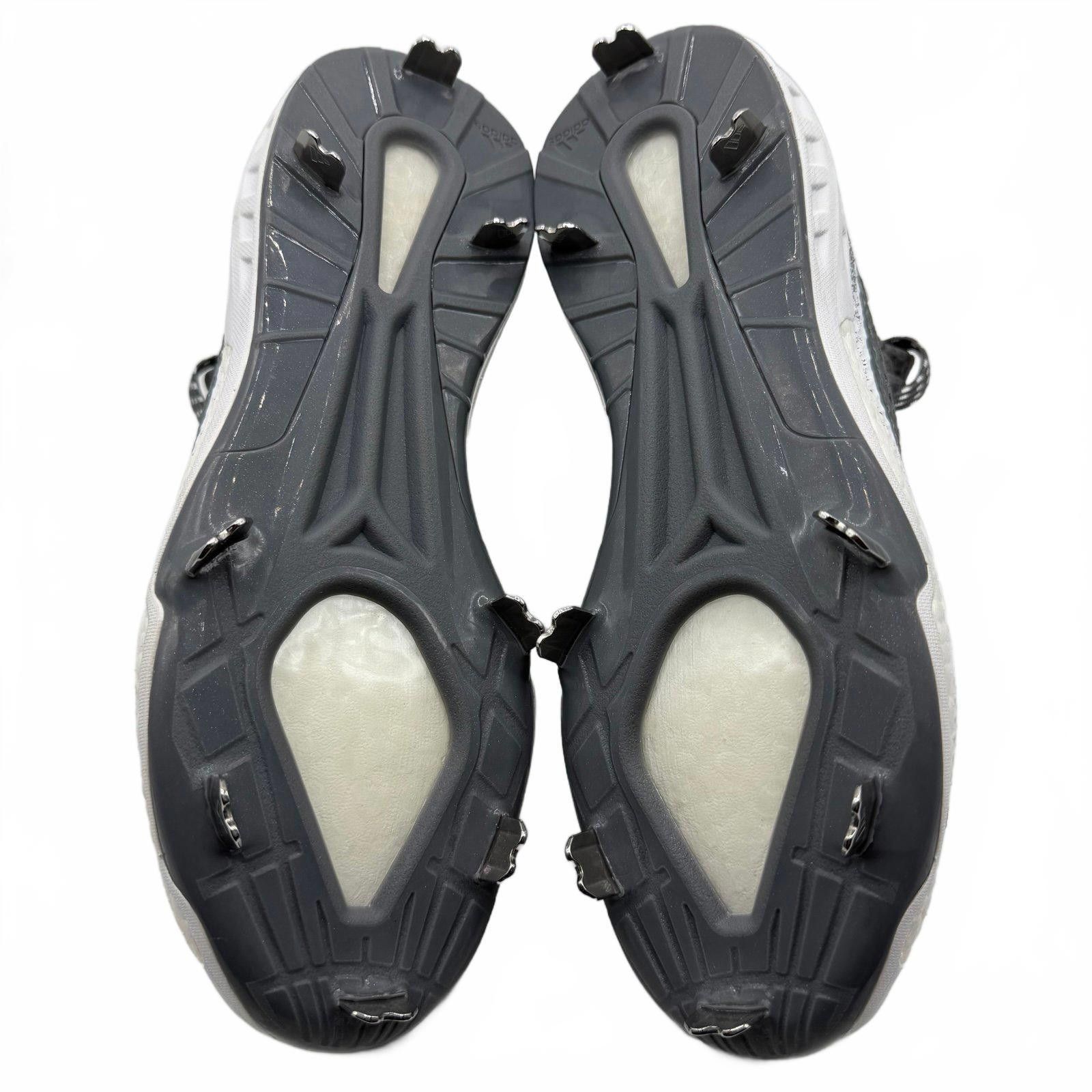 Adidas Adidas Icon V Boost Metal Baseball Cleats Gray White Sz 7.5 Size ONE SIZE - 4 Thumbnail