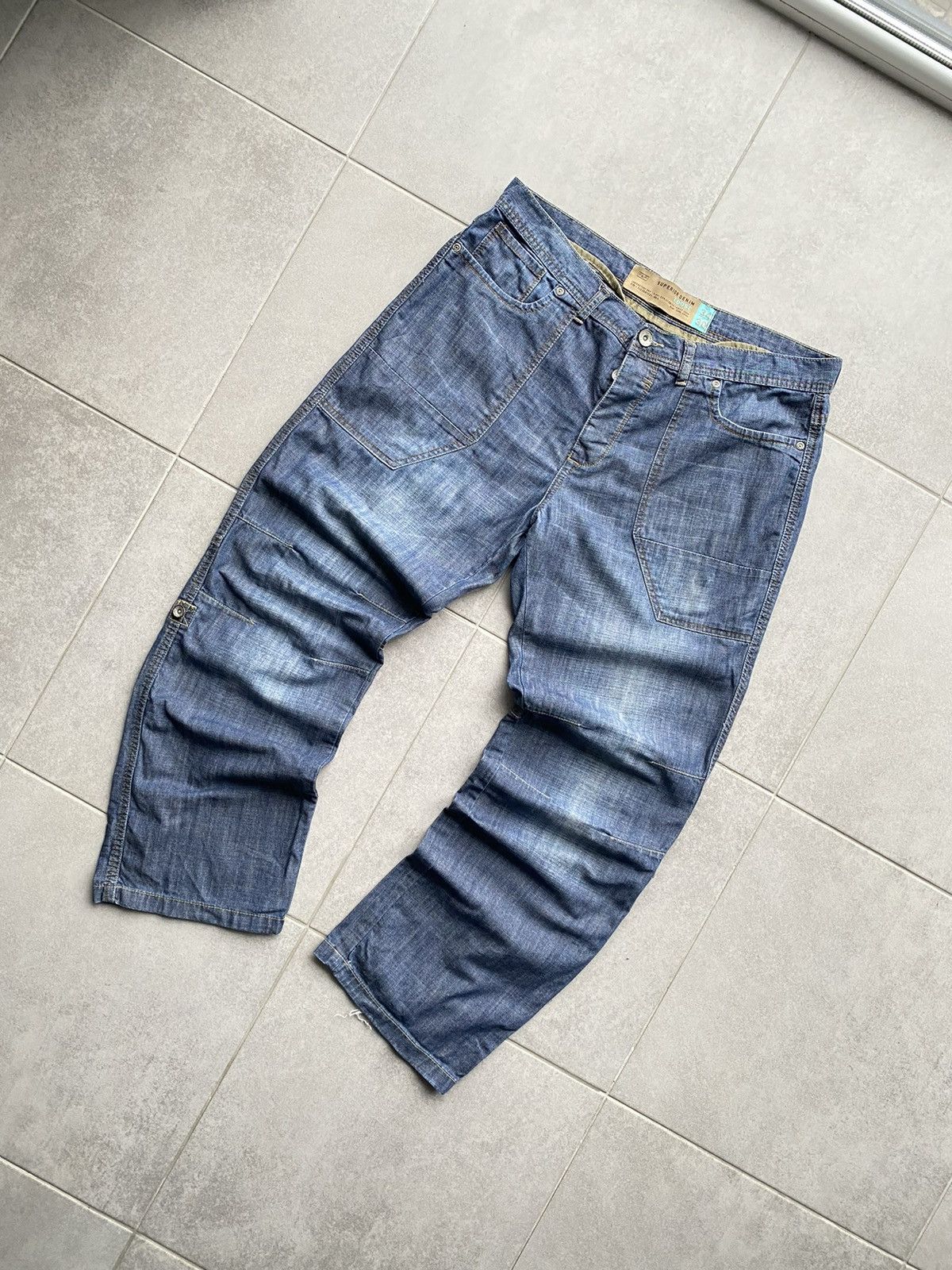 Vintage Vintage Y2K Blue Denim Jeans Size US 34 / EU 50 - 3 Thumbnail