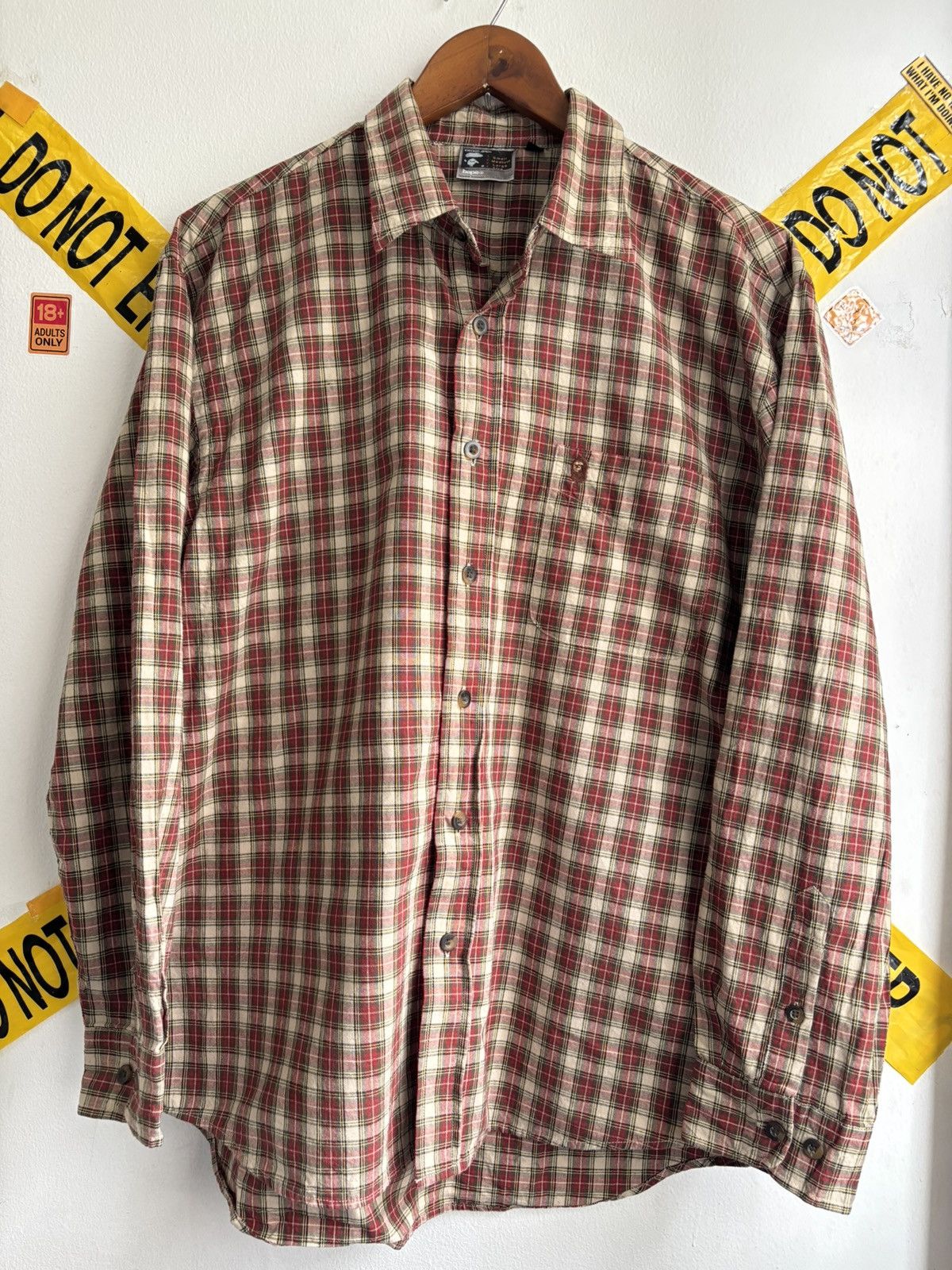 Bape × Vintage PLAID SHIRT Size US L / EU 52-54 / 3 - 1 Thumbnail