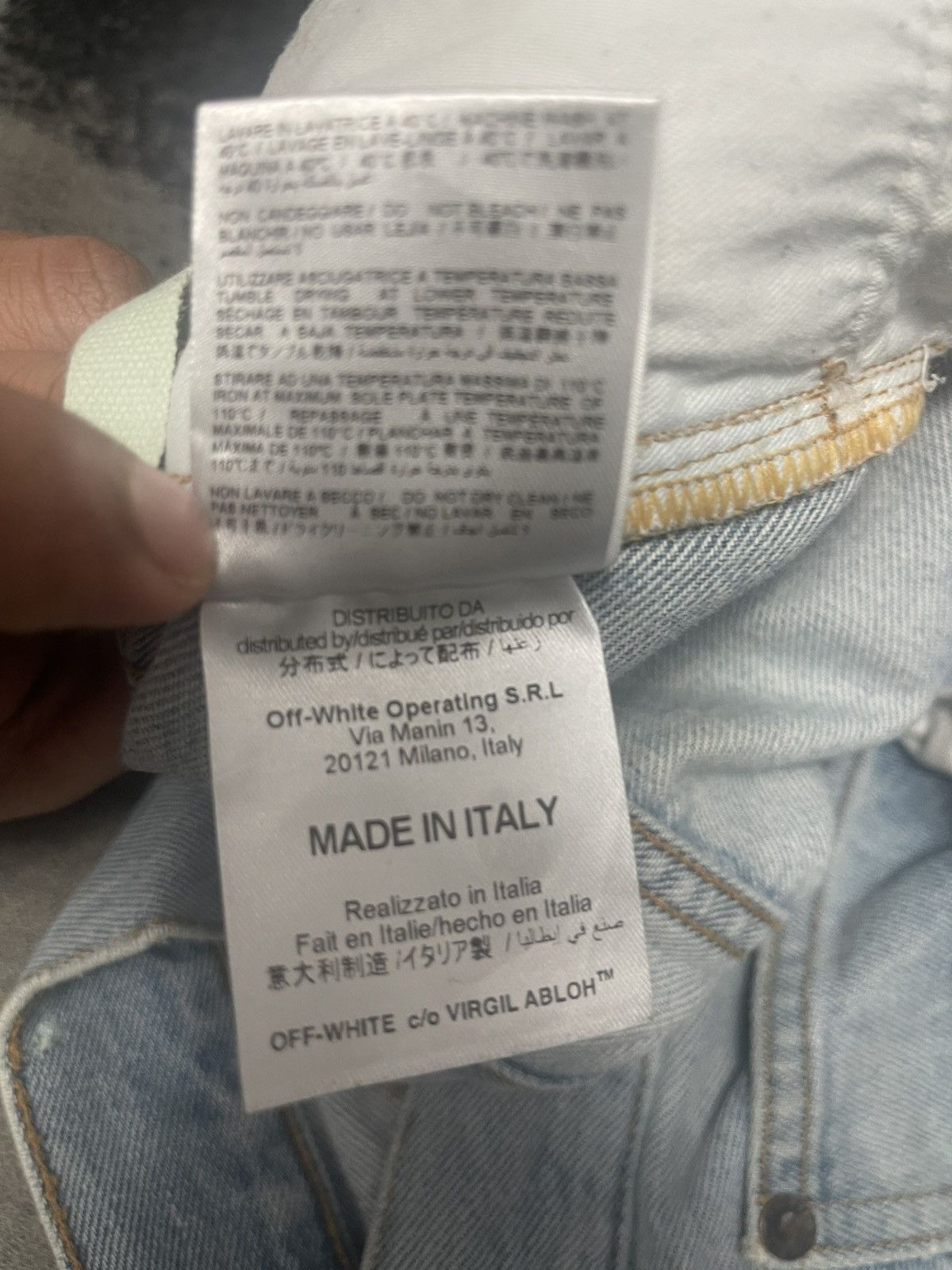 Off-White Off White Jeans Size US 34 / EU 50 - 6 Thumbnail