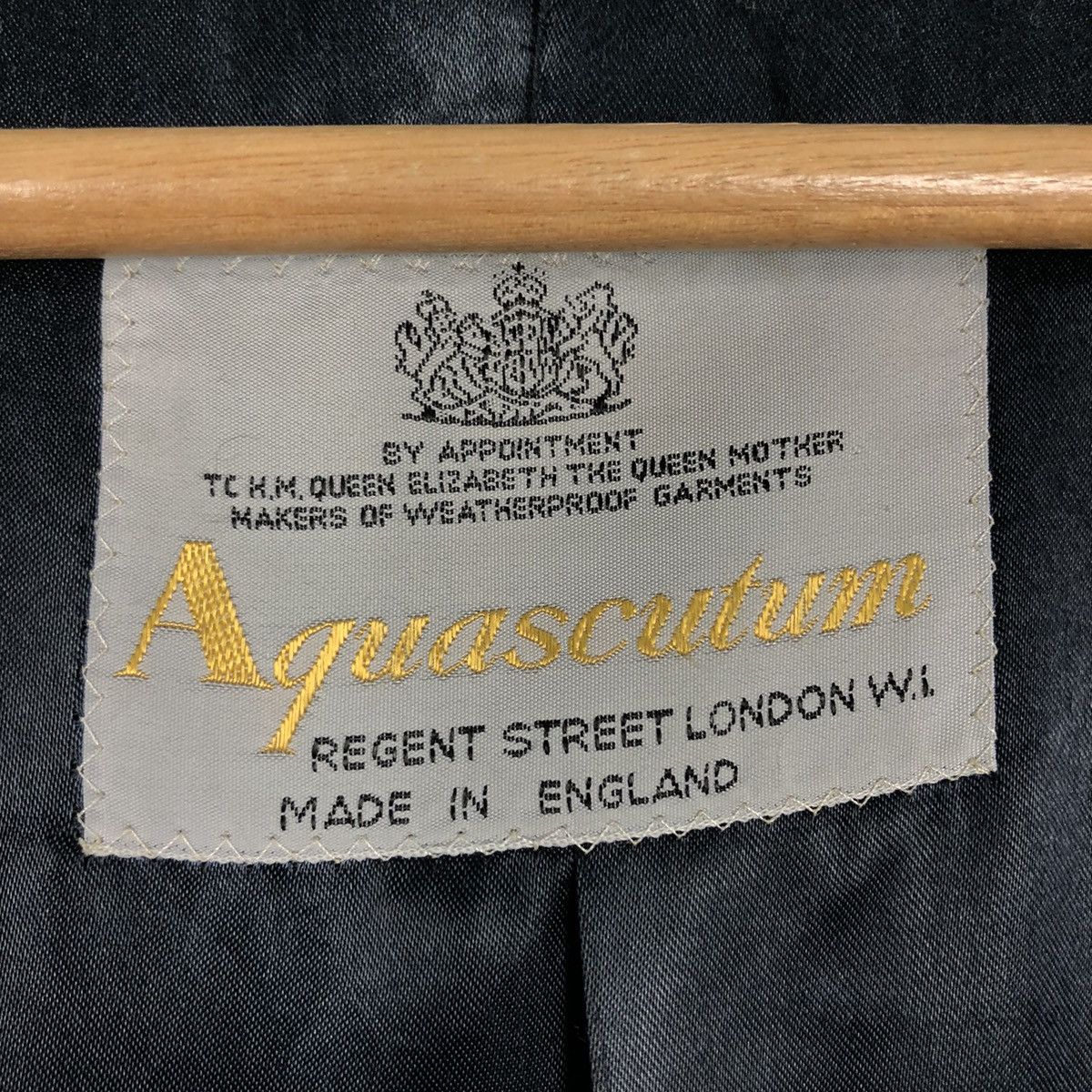 Vintage 🔥Rich Royal Blue - Fly Long Jacket Wool Aquascutum England Size US M / EU 48-50 / 2 - 13 Thumbnail