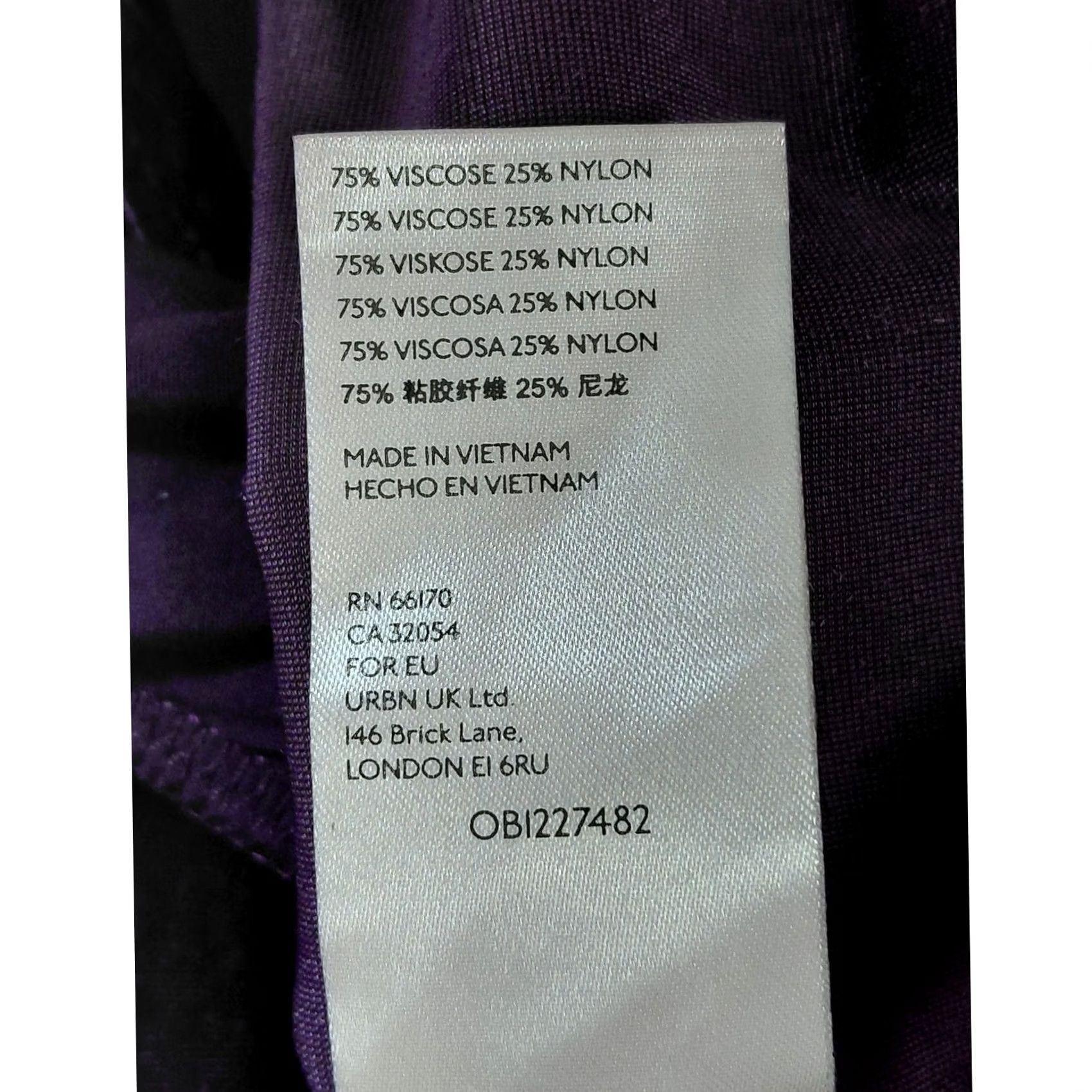 Free People Free People Shirt Dress Viscose Velvet Button-Up Purple XS Womens Long Sleeve Collared Solid Button Front Casual Size XS / US 0-2 / IT 36-38 - 5 Thumbnail