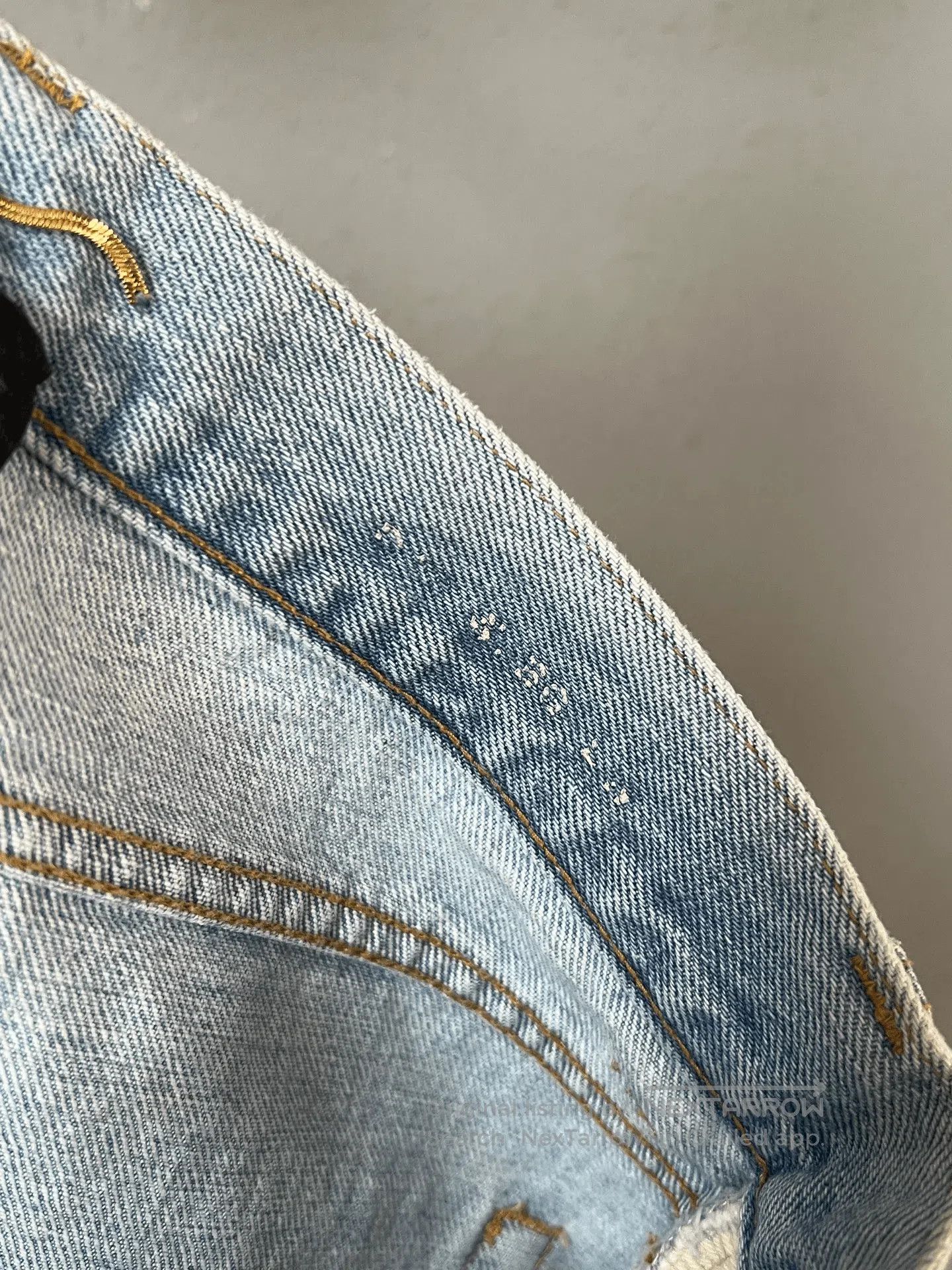 Saint Laurent Paris SLP Washed Denim Jeans. Size 27" / US 4 / IT 40 - 3 Thumbnail