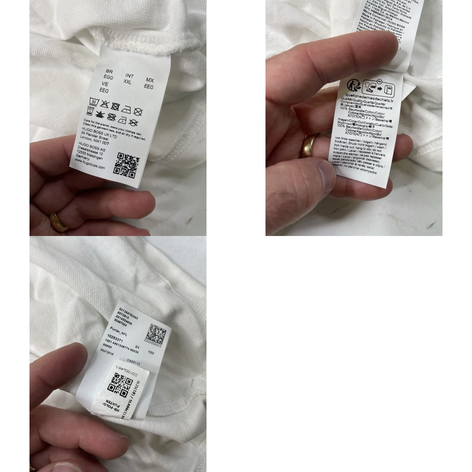 Hugo Boss HUGO BOSS Polo Shirt XXL White Nike? Size US XXL / EU 58 / 5 - 8 Thumbnail