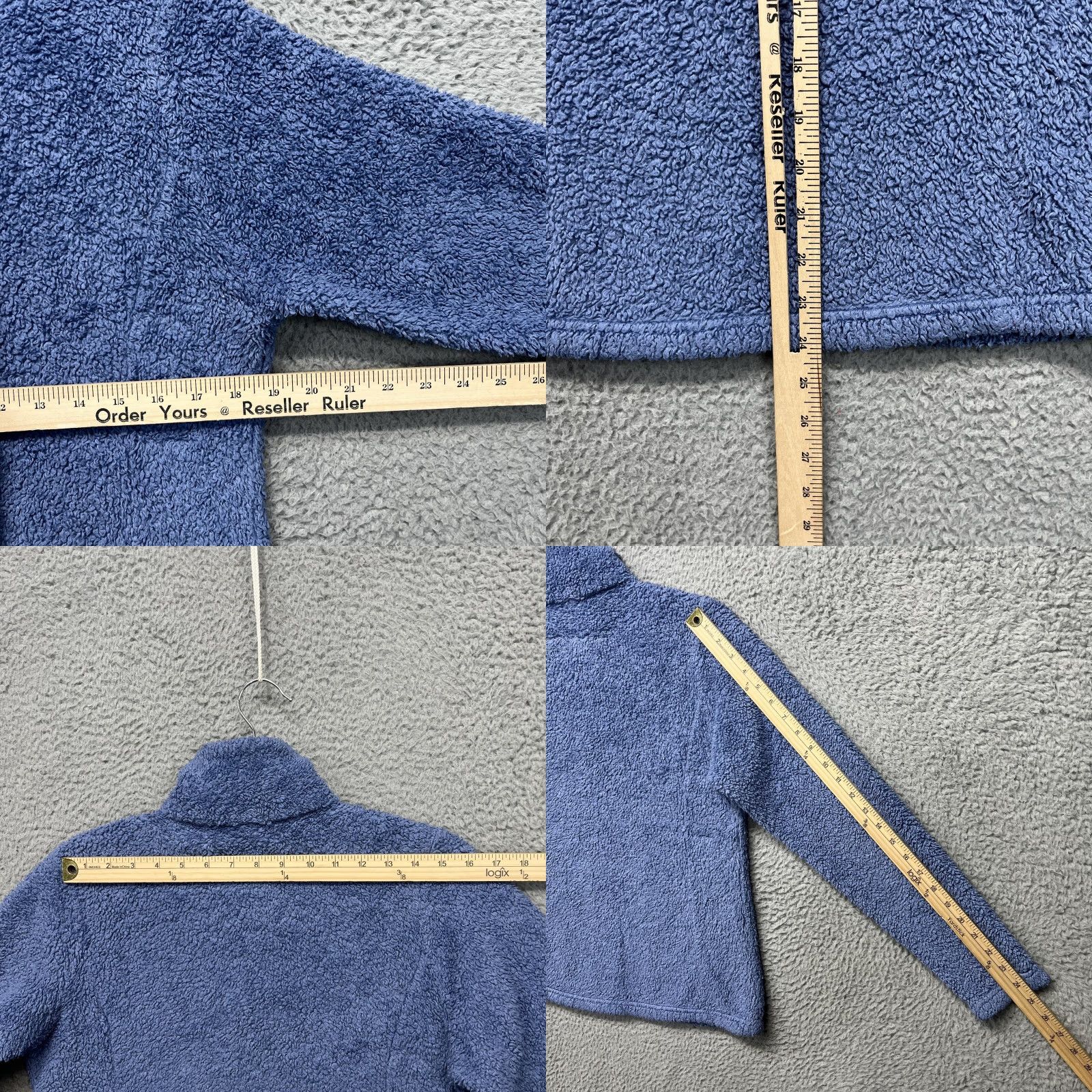 Patagonia Patagonia Los Gatos 1/4-Zip Pullover Jacket Womens Medium Blue Fleece Sherpa Size M / US 6-8 / IT 42-44 - 8 Thumbnail