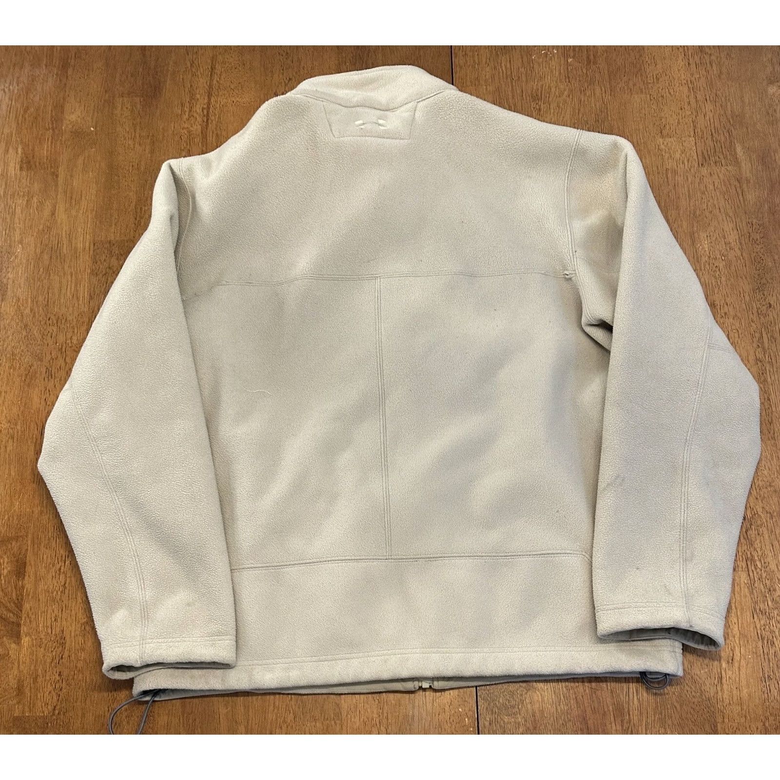 Under Armour Under Armour Jacket Fleece Full Zip Beige XL Mens Size US XL / EU 56 / 4 - 3 Thumbnail