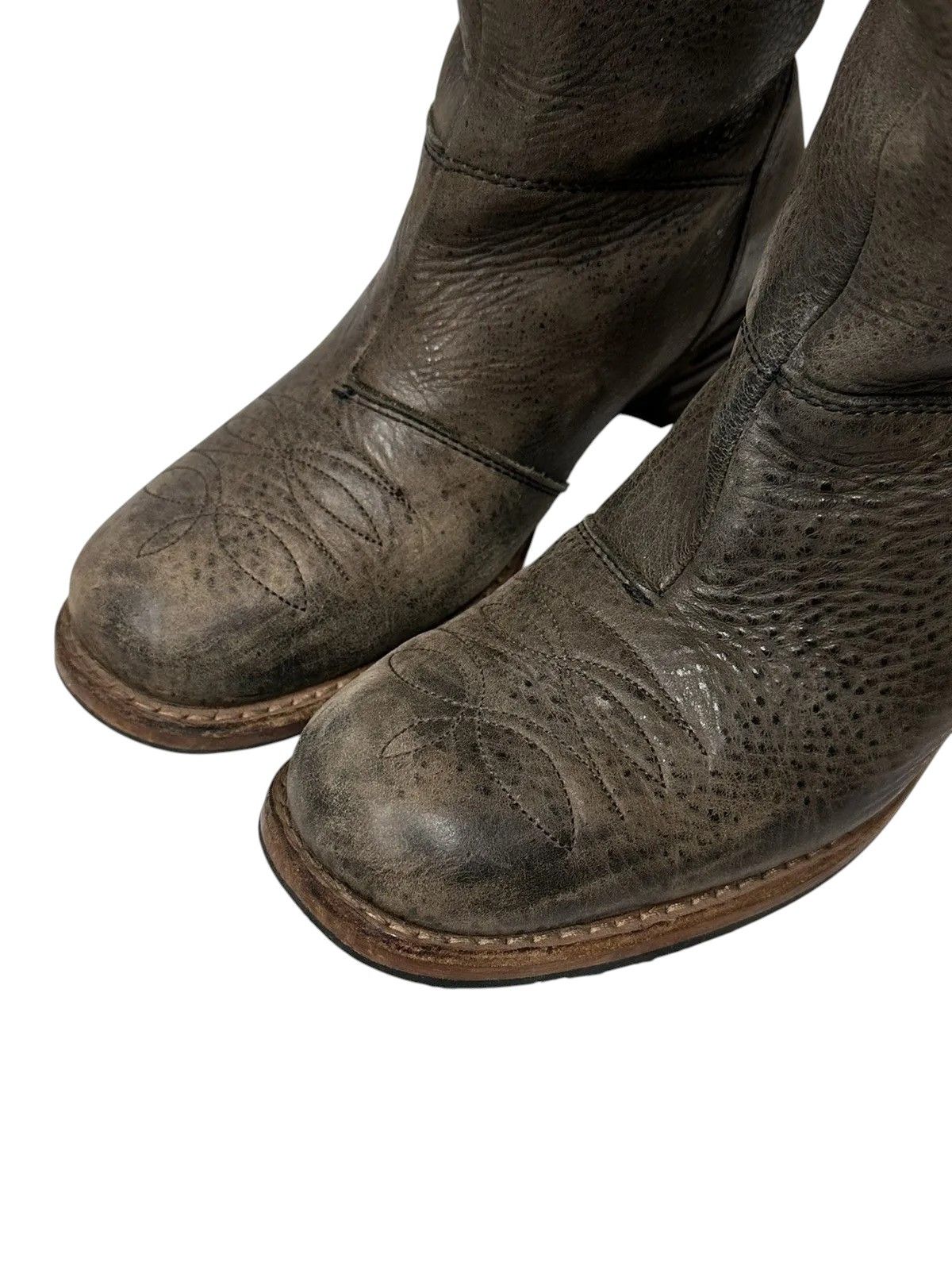 If Six Was Nine Leather Boots Vintage IfSixWasNine Guidi Style Margiela Vibe Size US 9 / IT 39 - 12 Thumbnail