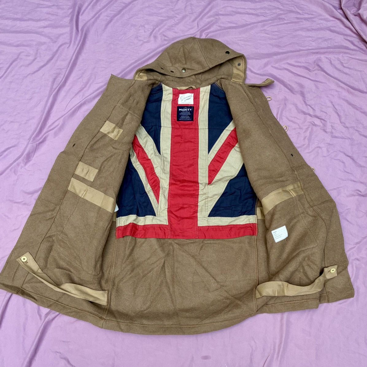 Gloverall Beaige heavy Gloverall DUFFLZ COAT Size US L / EU 52-54 / 3 - 7 Thumbnail