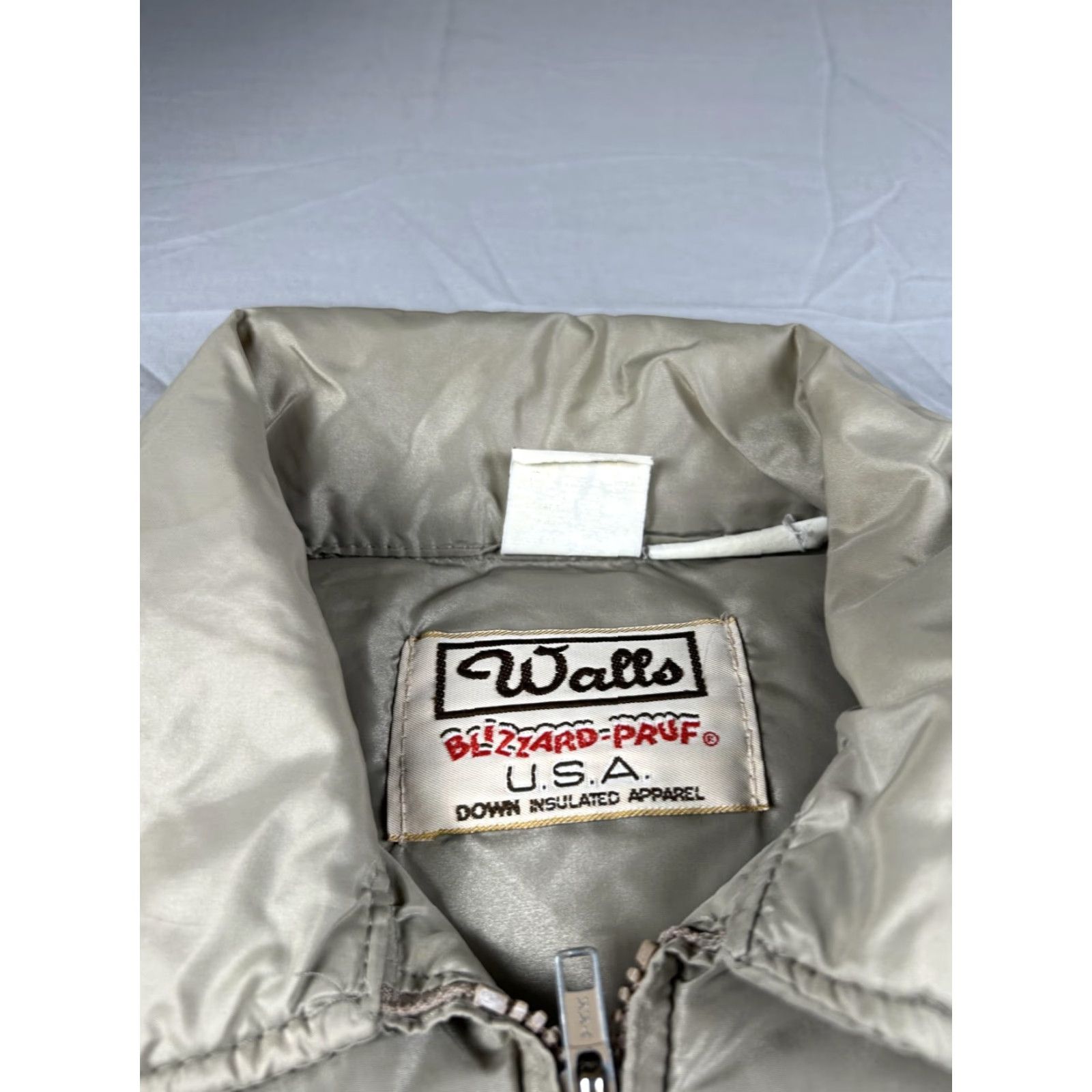 Walls VINTAGE Walls Blizzard-Pruf Jacket Mens XL Puffer Coat Nylon Down Gray Casual, Workwear, 80s Western Size US XL / EU 56 / 4 - 3 Thumbnail