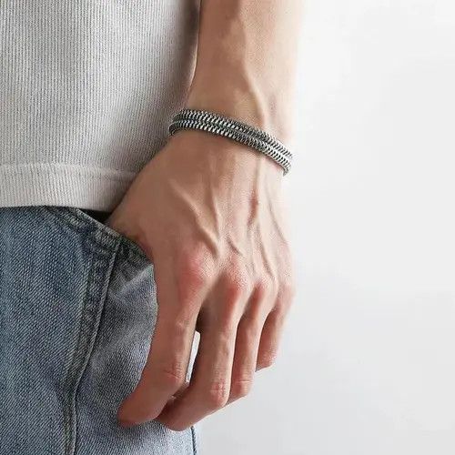 Vintage Thick Snake Bracelet 2024 Size ONE SIZE - 4 Thumbnail