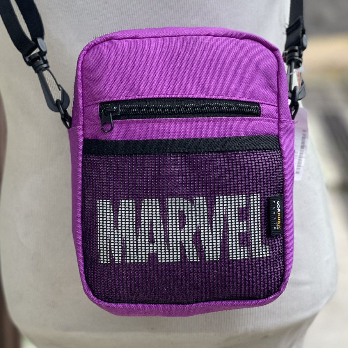 Cartoon Network × Marvel Comics Marvel X Cordura Fabric With Netting Front Pocket Crossbody Size ONE SIZE - 2 Thumbnail