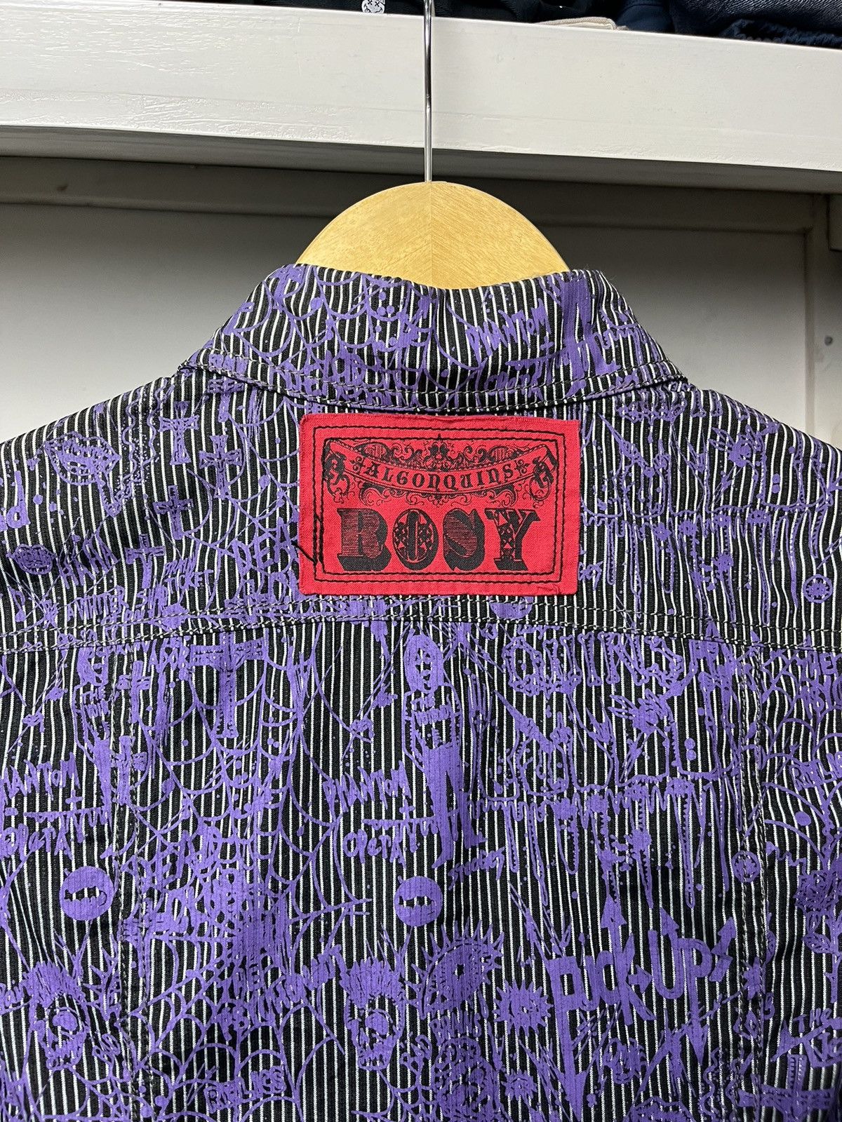 If Six Was Nine × Japanese Brand × Le Grande Bleu (L.G.B.) Rare Gothic Punk Skull algonquins All Over Print Shirt Size US M / EU 48-50 / 2 - 5 Thumbnail