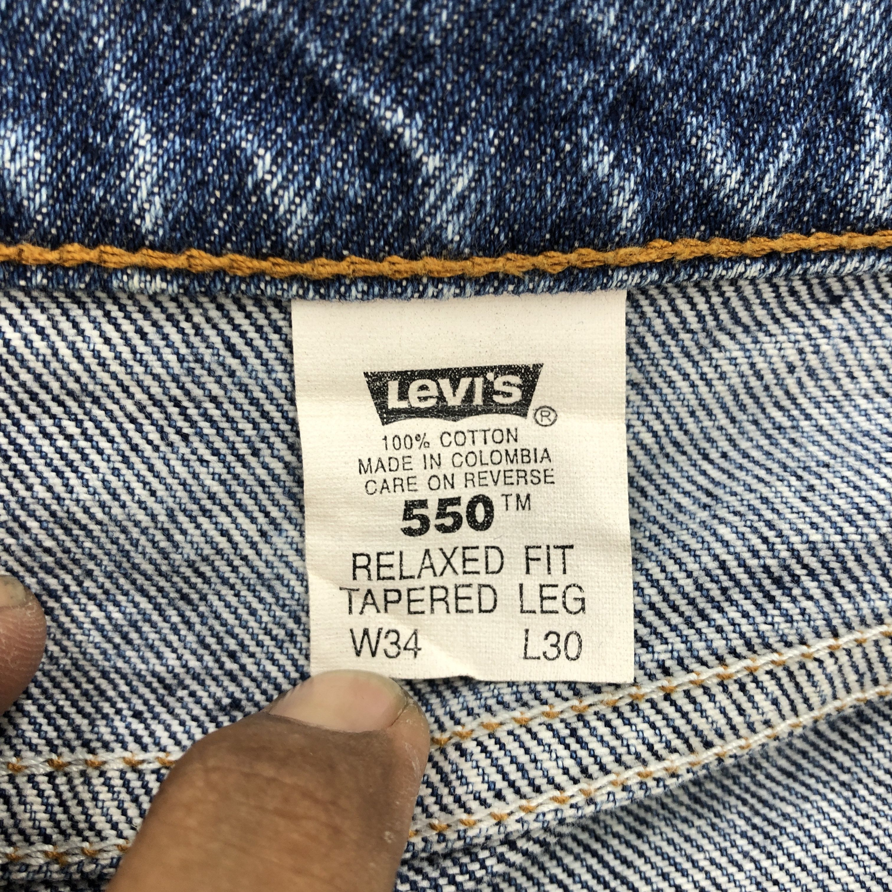 Levi's Vintage Levis 505 Stonewash Jeans Levi's Orange Tab Denim Size US 34 / EU 50 - 9 Thumbnail