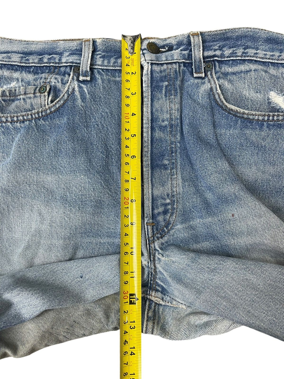 Levi's Vintage Levis 501 Jeans Faded Distressed Streetwear Size US 34 / EU 50 - 18 Thumbnail
